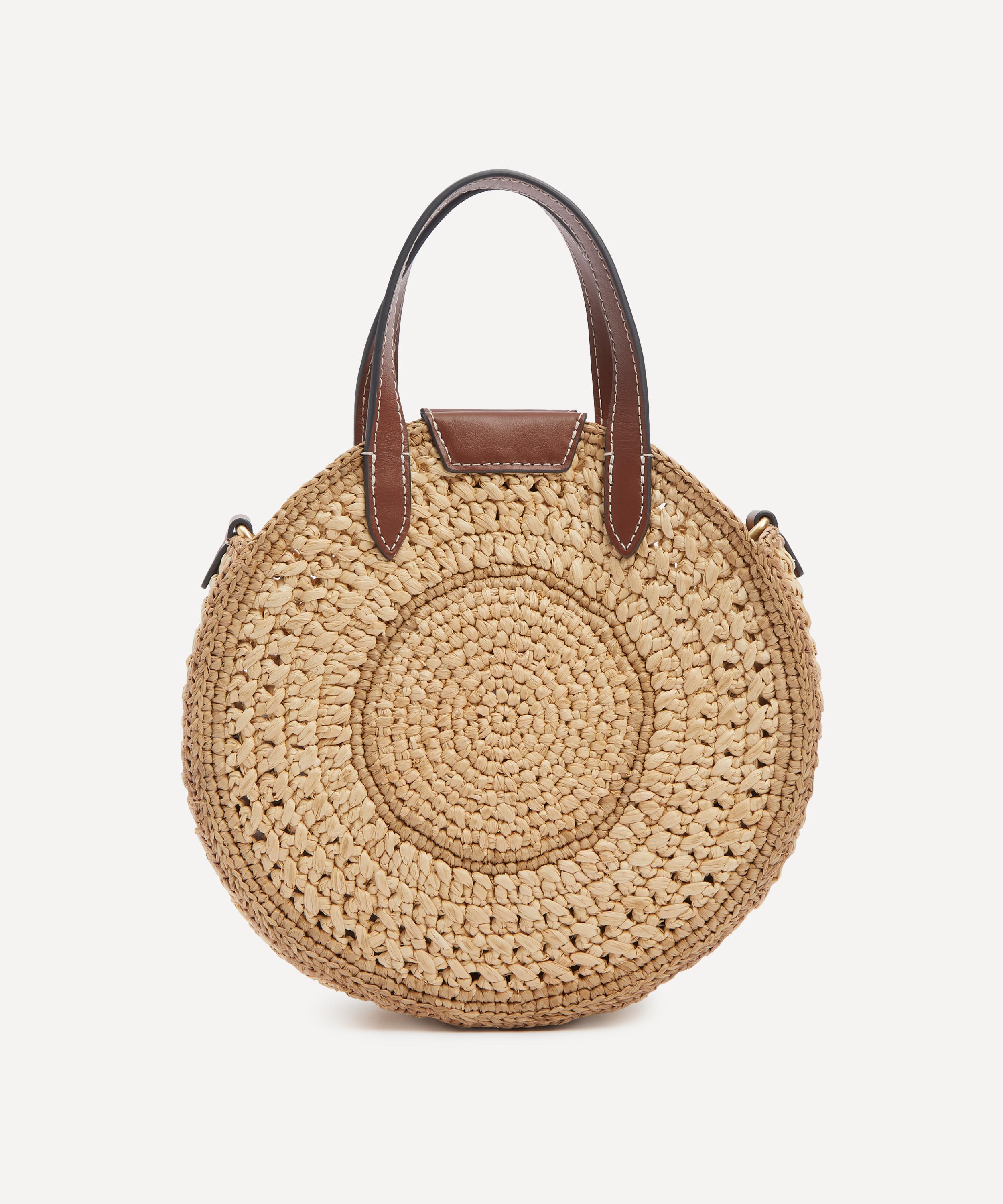 Anya Hindmarch - Raffia Small Round Bow Tote Bag image number 3