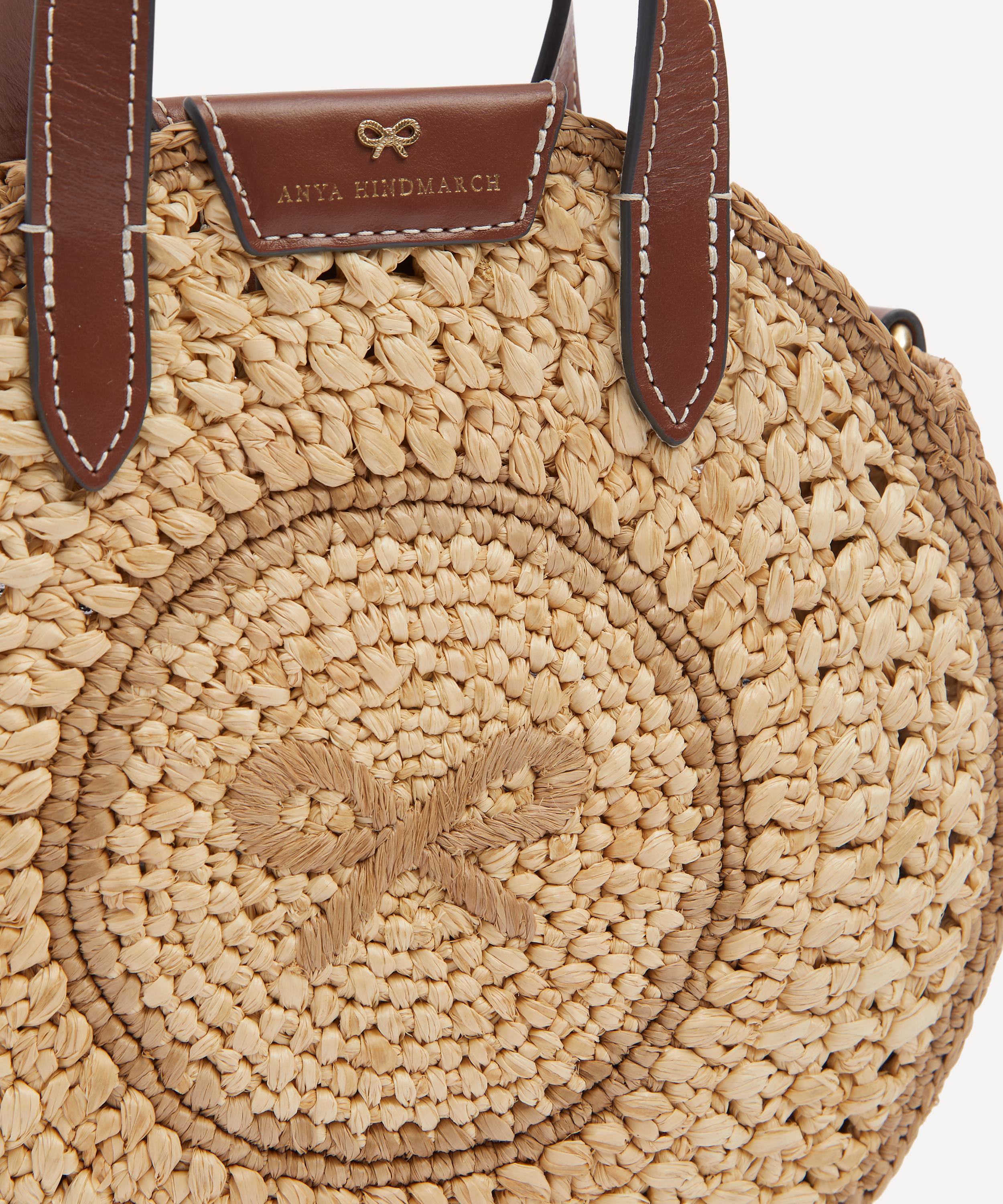 Anya Hindmarch - Raffia Small Round Bow Tote Bag image number 4