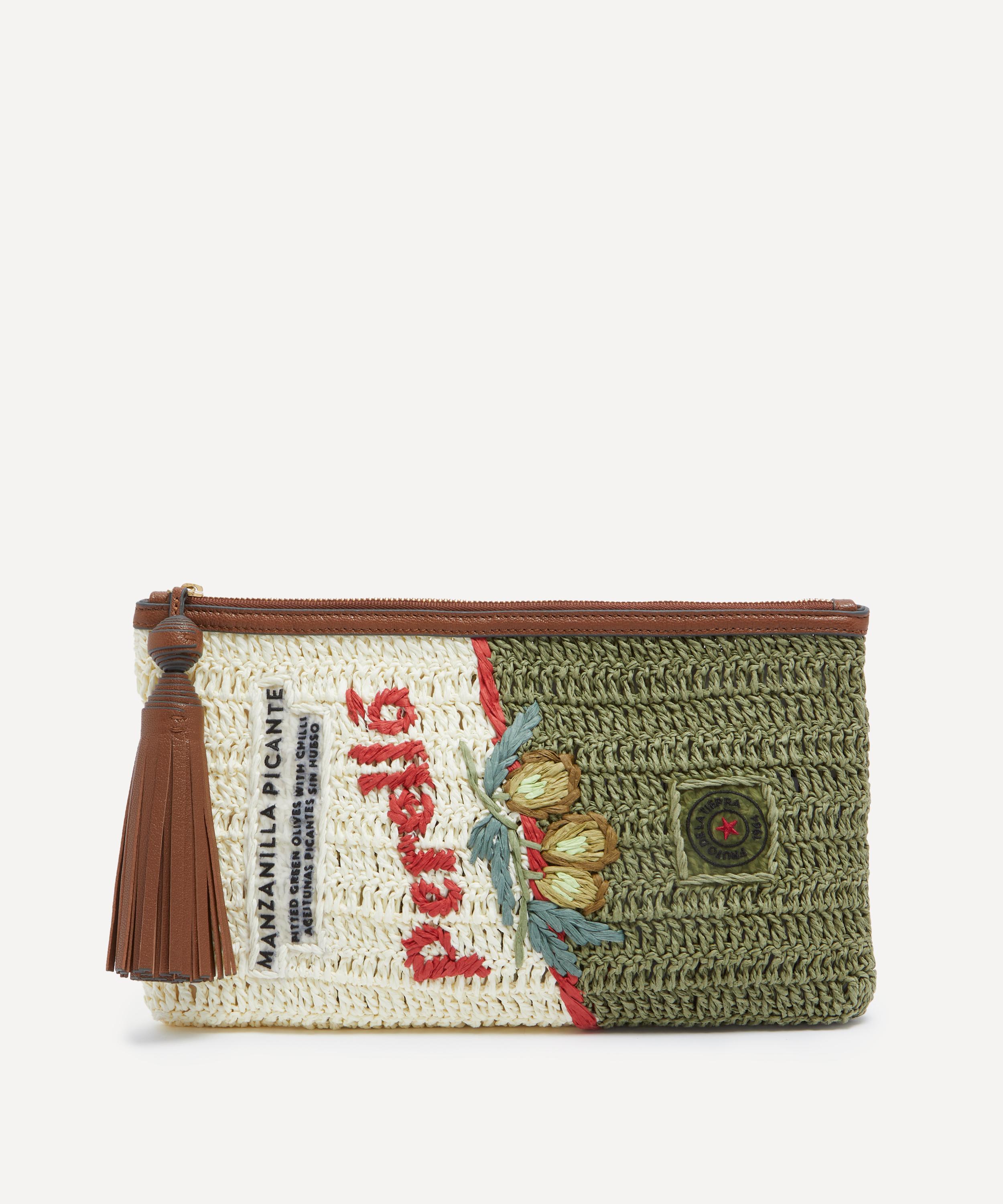 Anya Hindmarch - Anya Brands Perello Raffia Pochette Bag image number 0