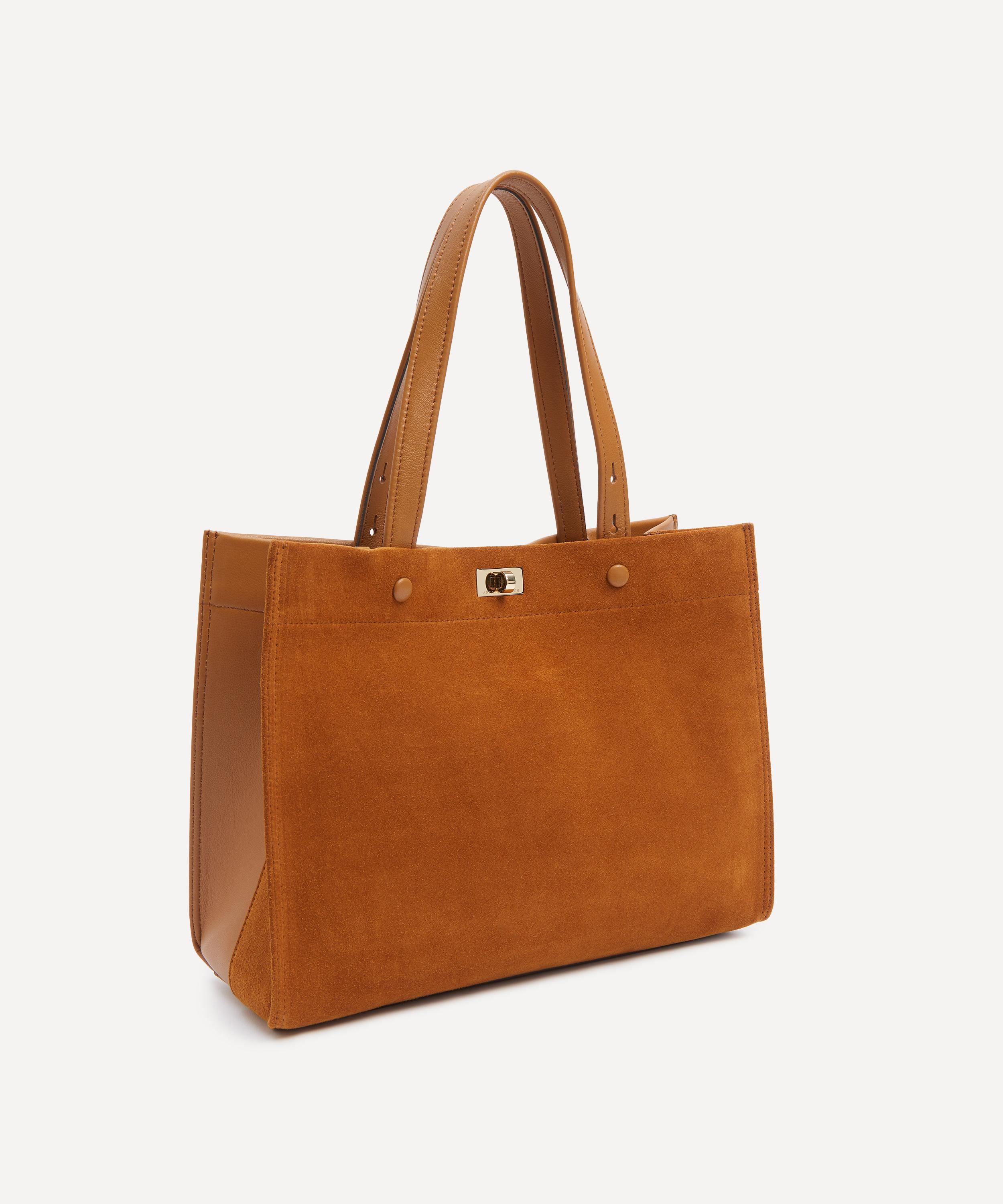 Anya Hindmarch - Mortimer Small Suede Tote Bag image number 1