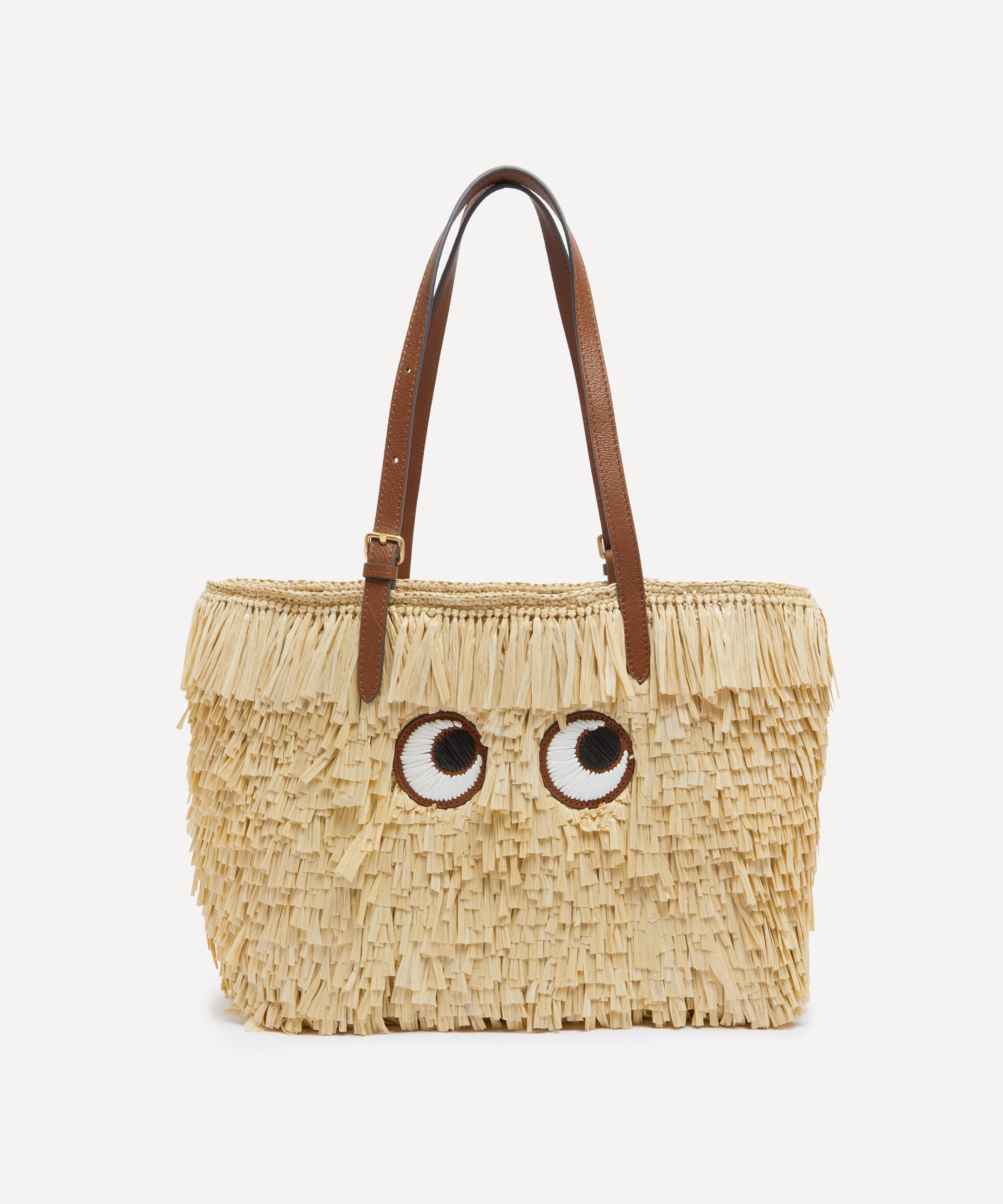 Anya Hindmarch - Raffia Eyes Tote Bag image number 0