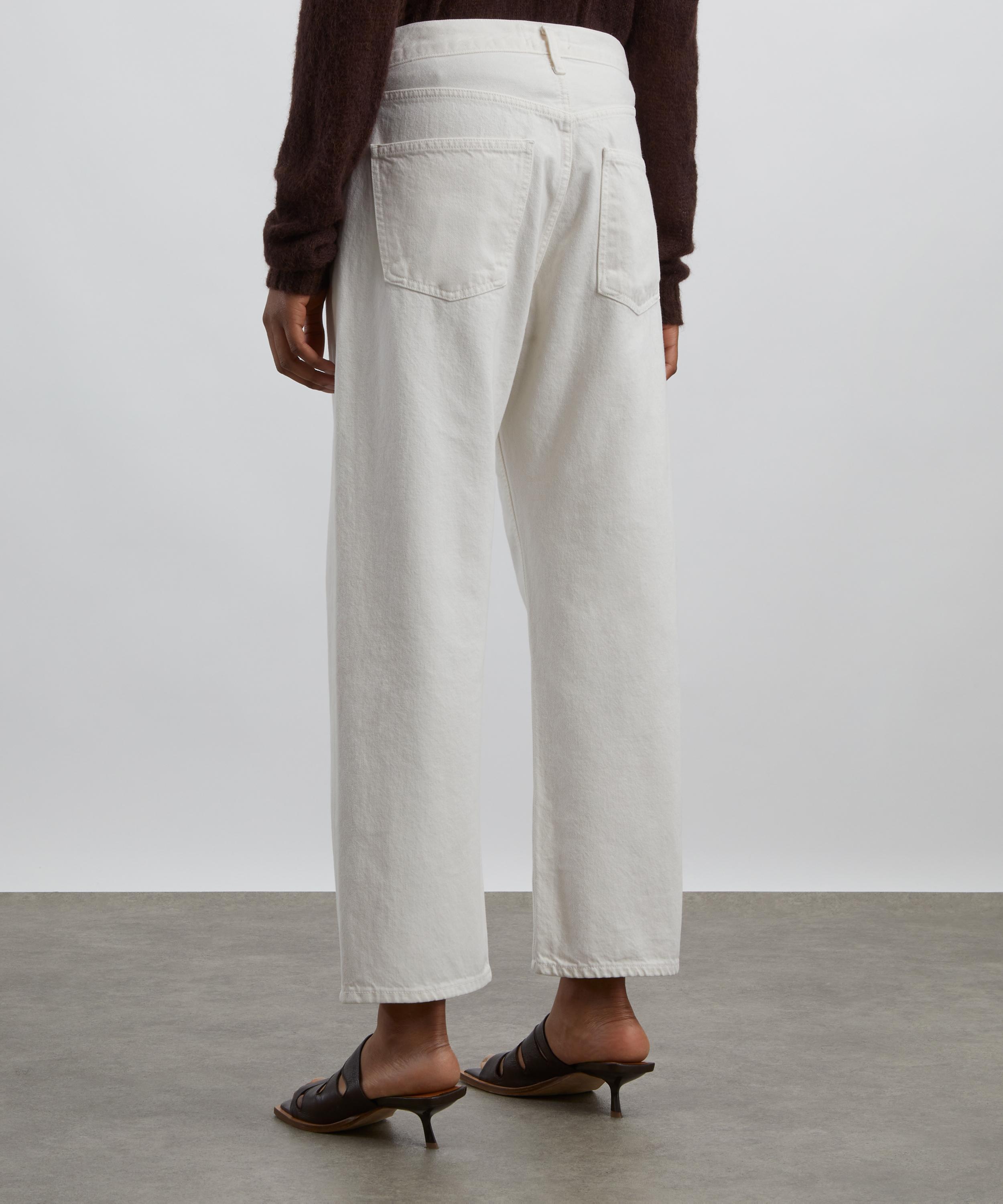 AGOLDE - 90s Crop Mid-Rise Straight Jeans in Fortune Cookie image number 3