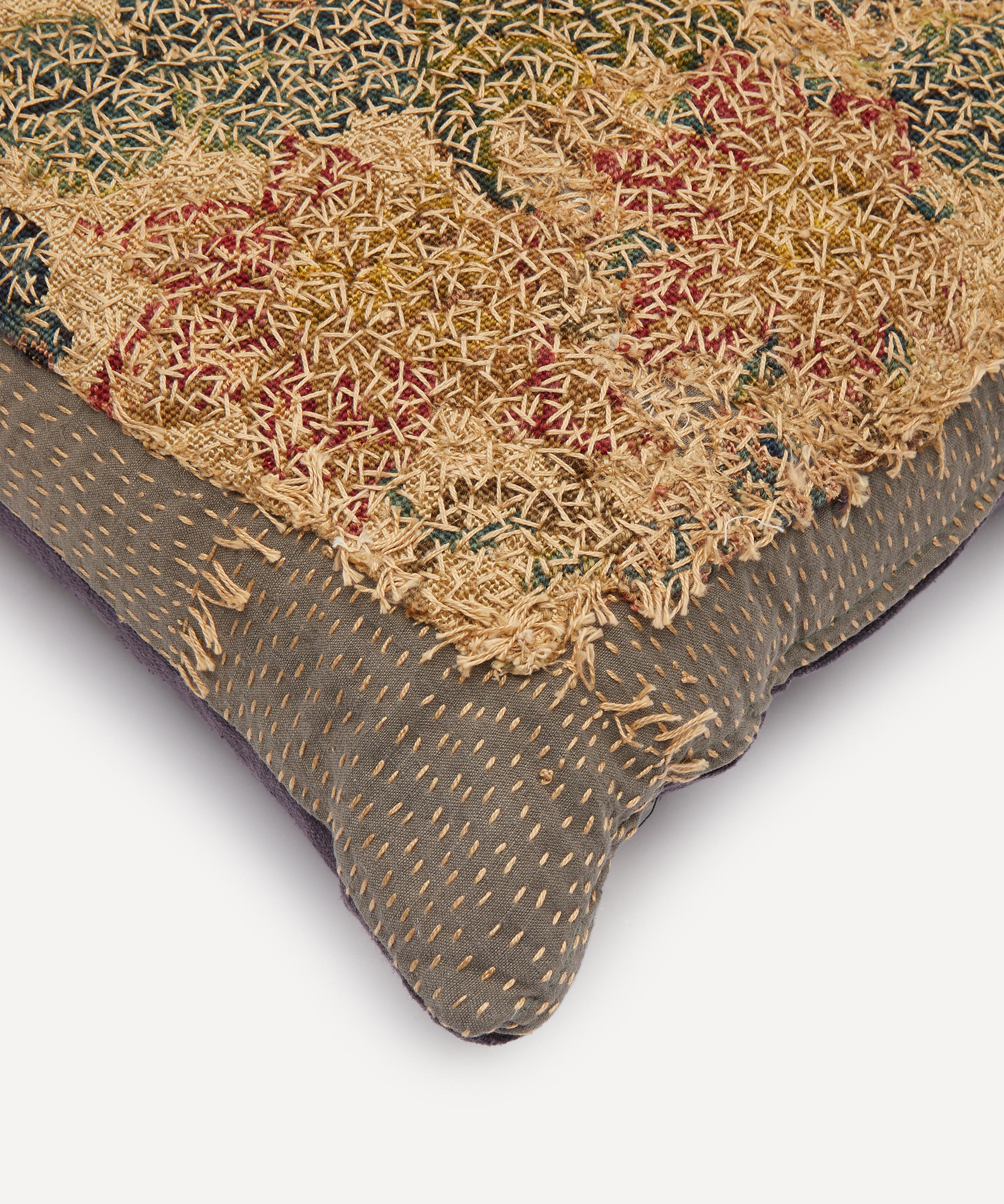 By Walid - Aubusson Tapestry Linen Cushion 693 image number 2