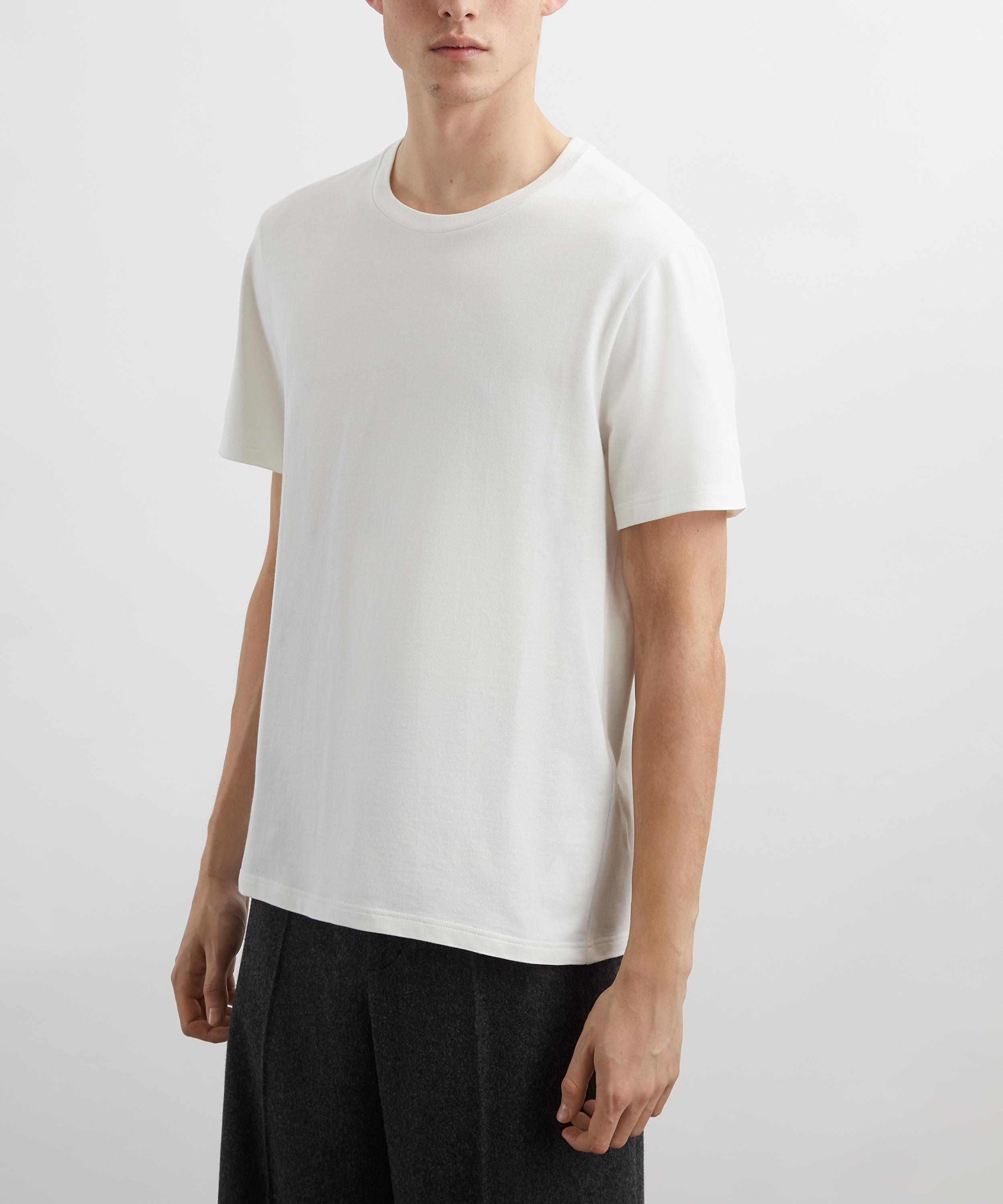 Jil Sander - Cotton Leather Patch T-Shirt image number 2