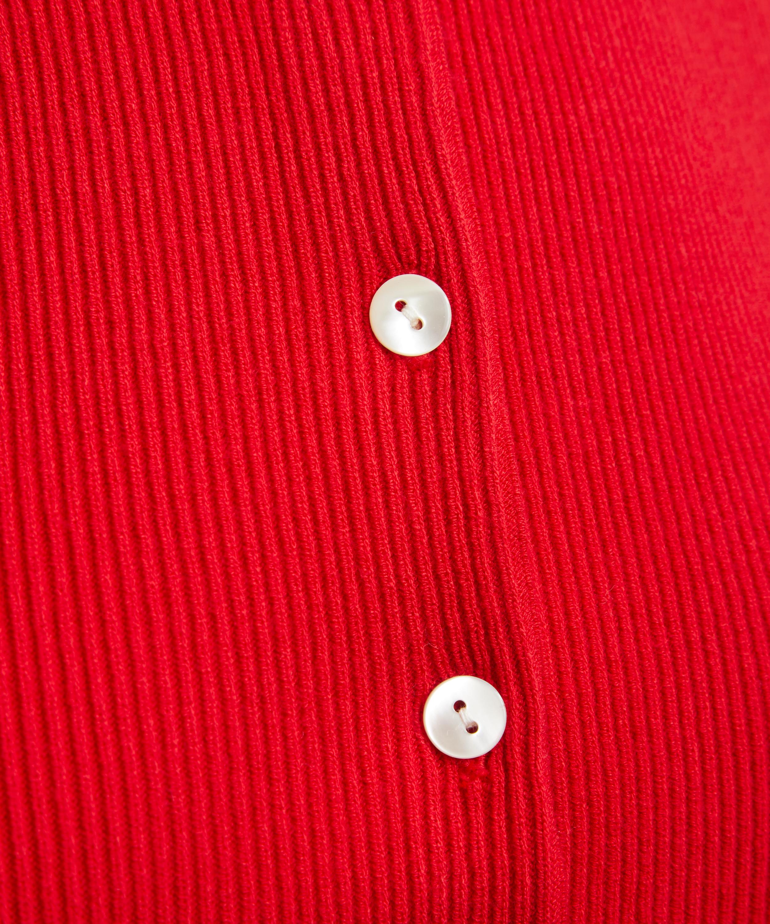 A.P.C. - Red Knitted Tank-Top image number 4