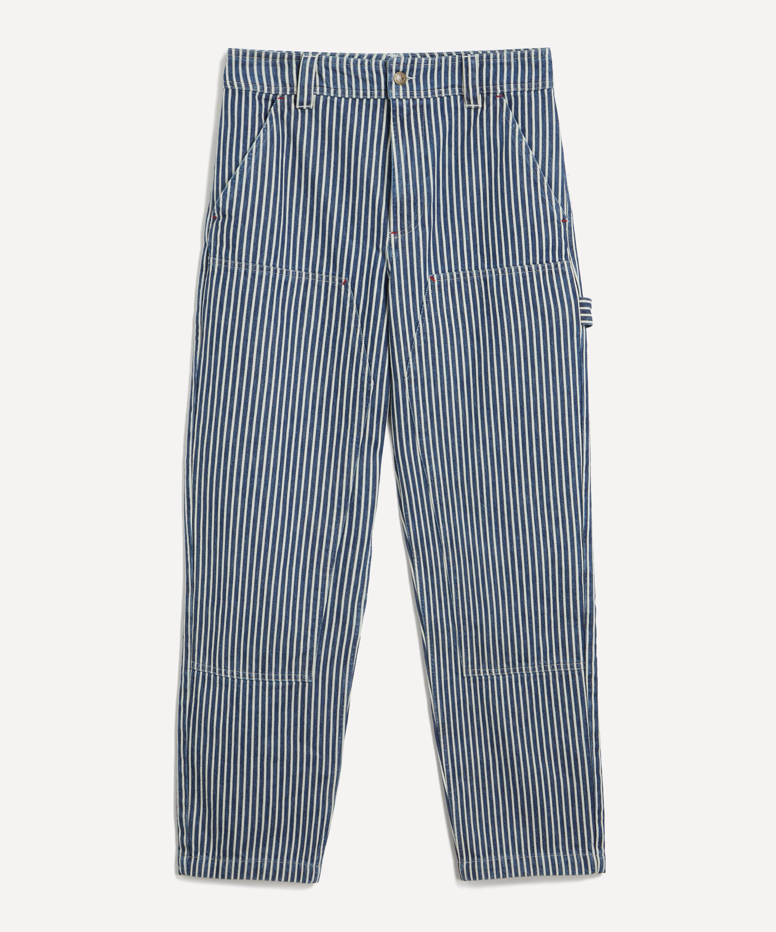 A.P.C. - Gustav Striped Carpenter Jeans image number 0
