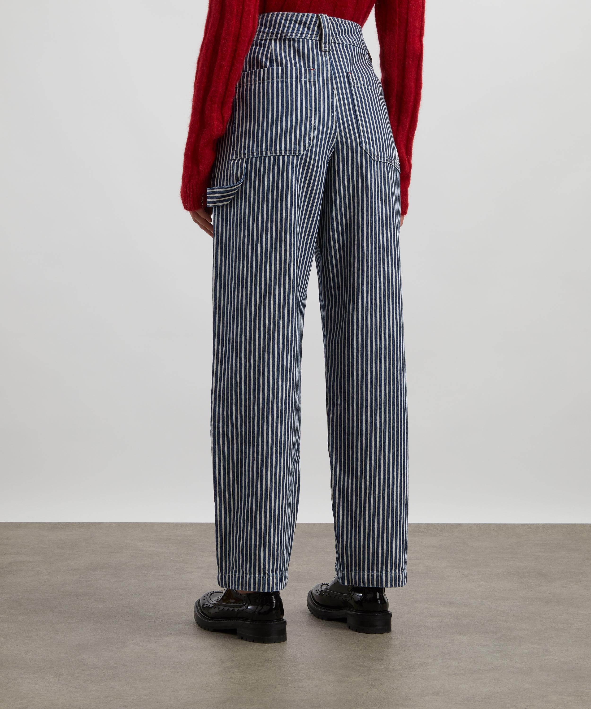 A.P.C. - Gustav Striped Carpenter Jeans image number 3