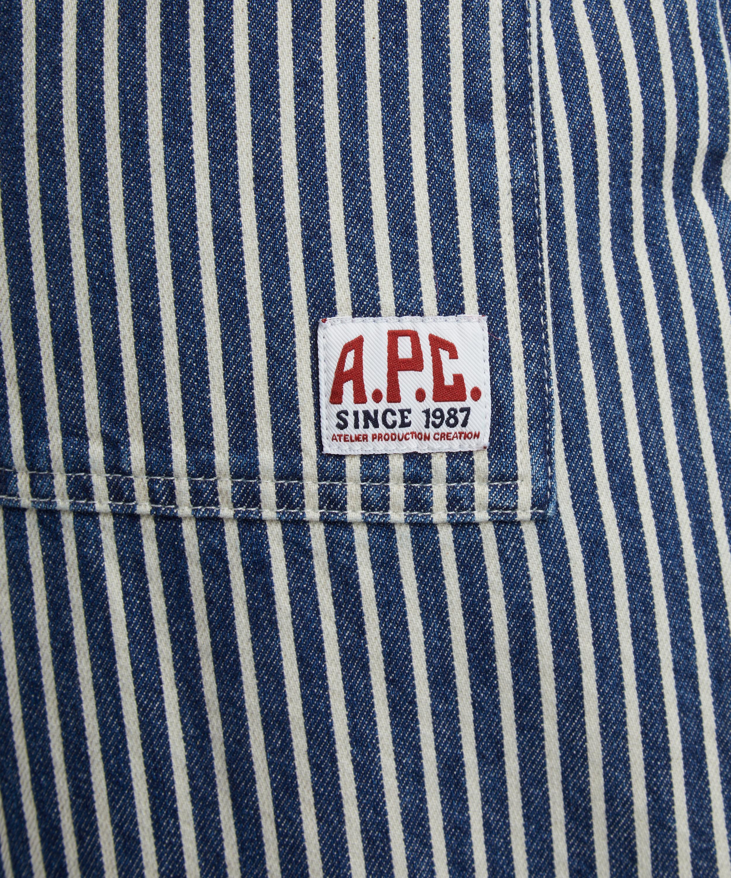 A.P.C. - Gustav Striped Carpenter Jeans image number 4