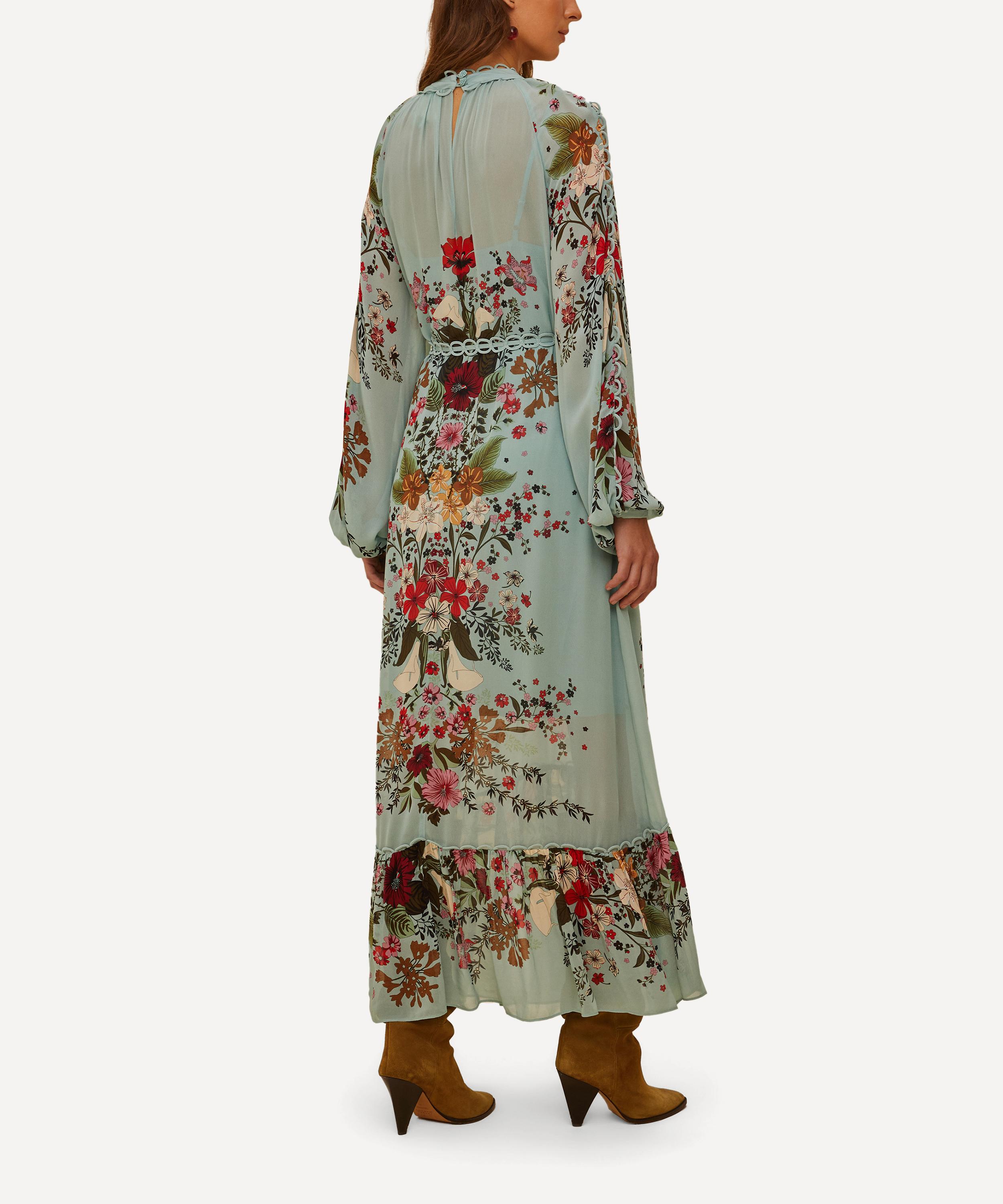 FARM Rio - Blue Beauty Bouquet Maxi Dress image number 2