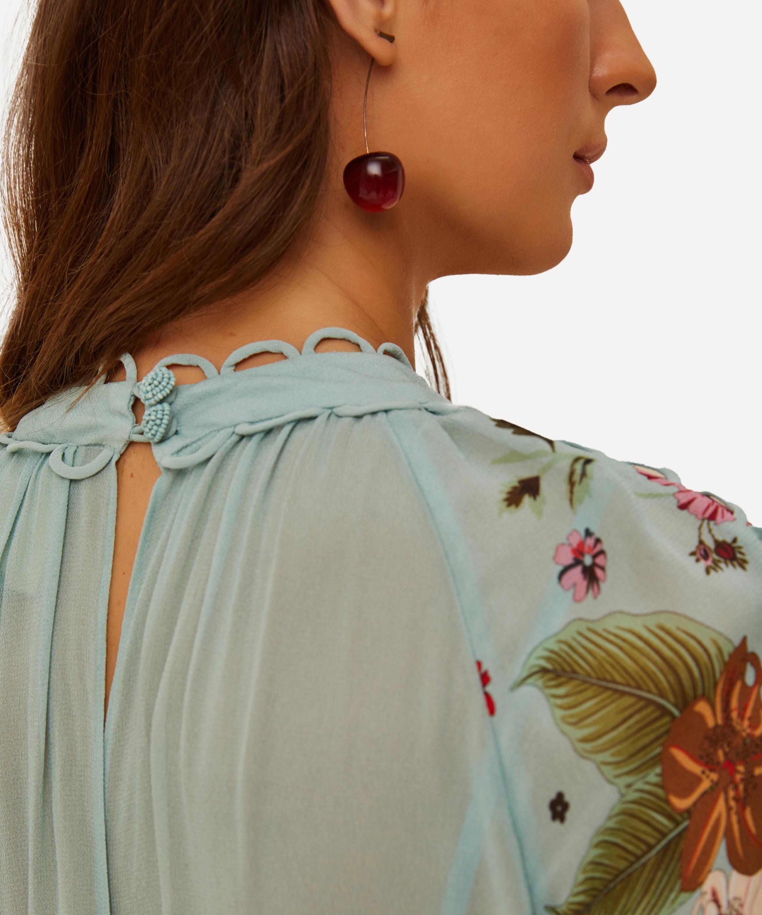 FARM Rio - Blue Beauty Bouquet Maxi Dress image number 3