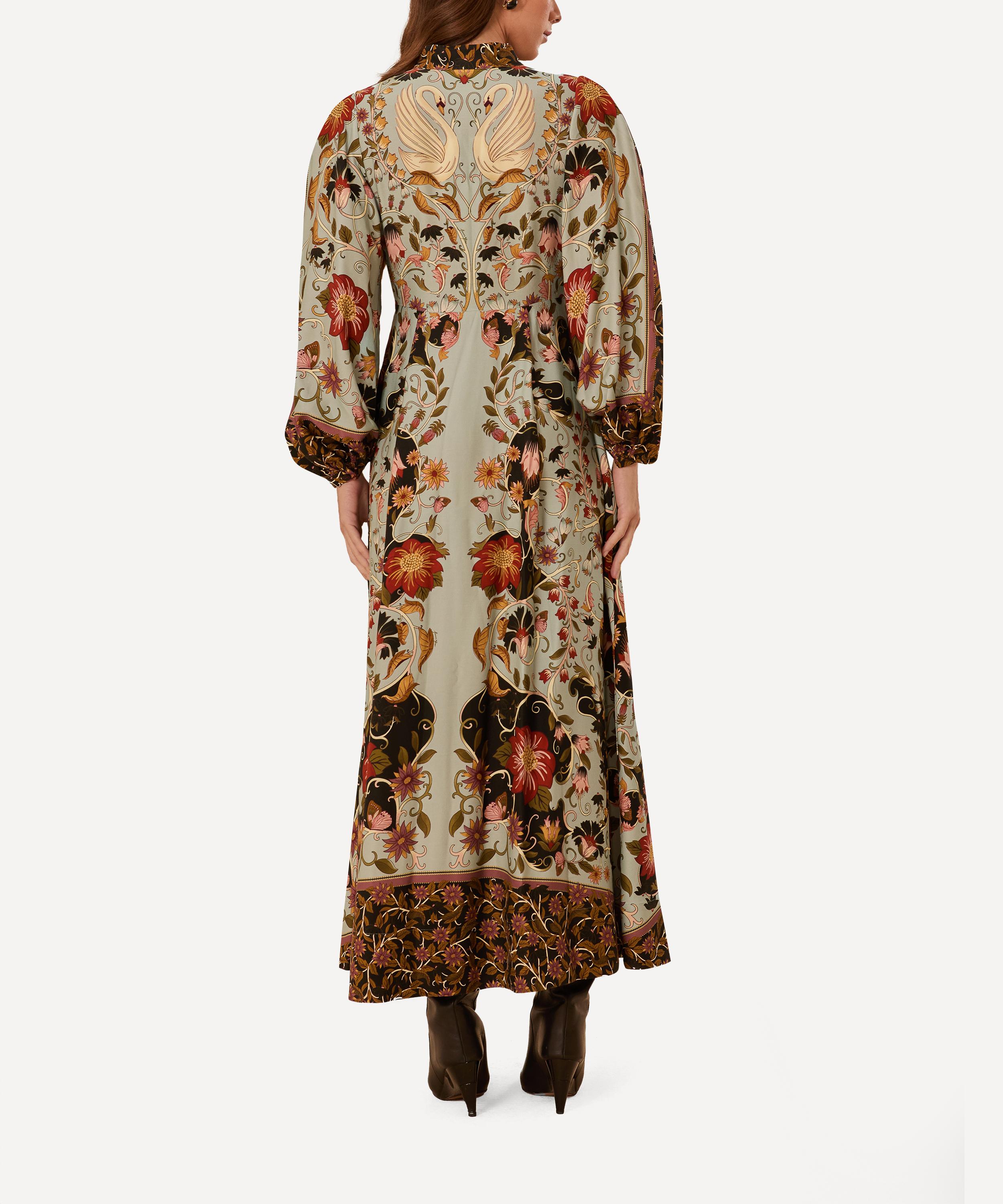 FARM Rio - Blue Flowing Beauty Maxi Dress image number 2