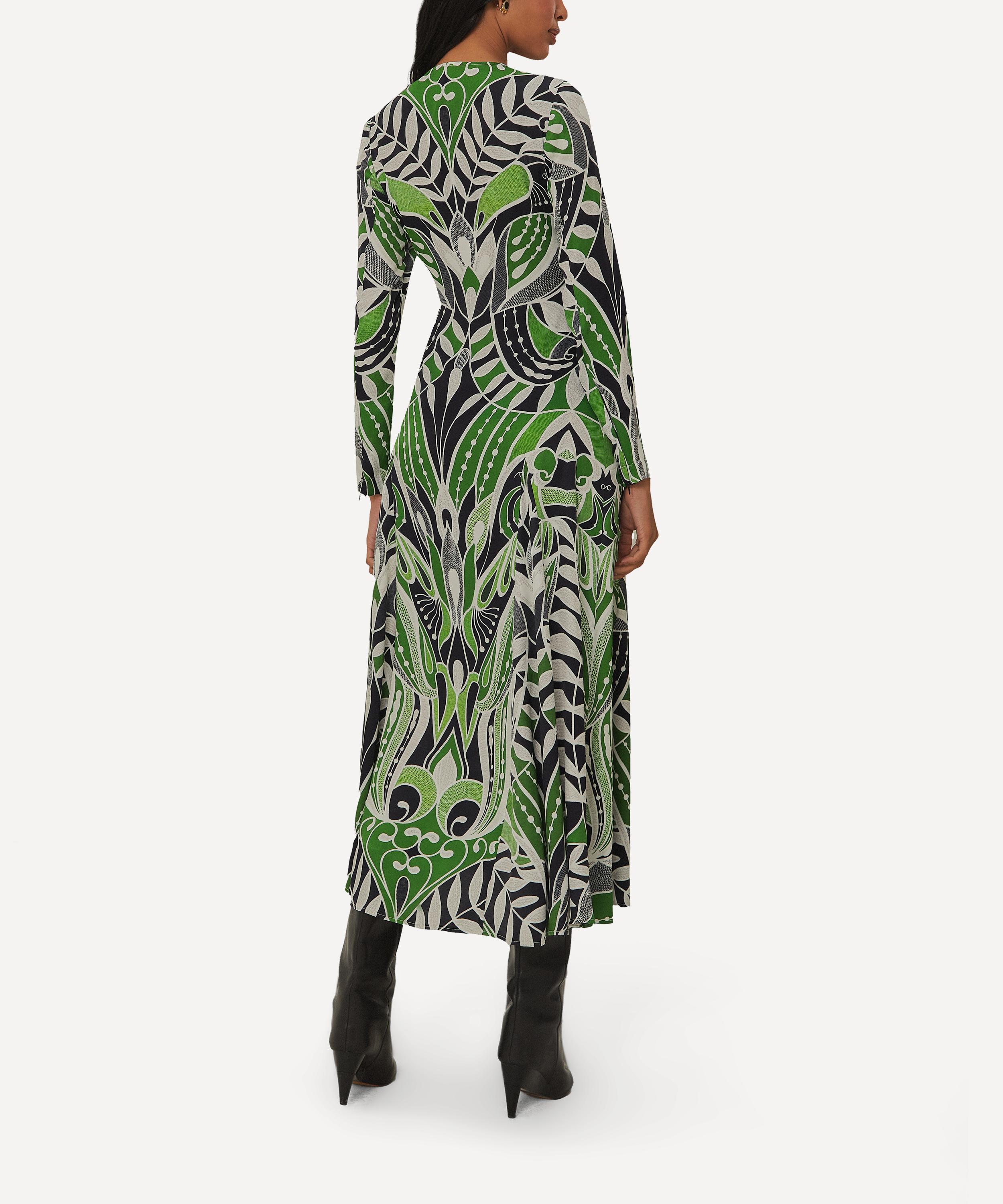 FARM Rio - Black Lace Nature Midi Dress image number 1