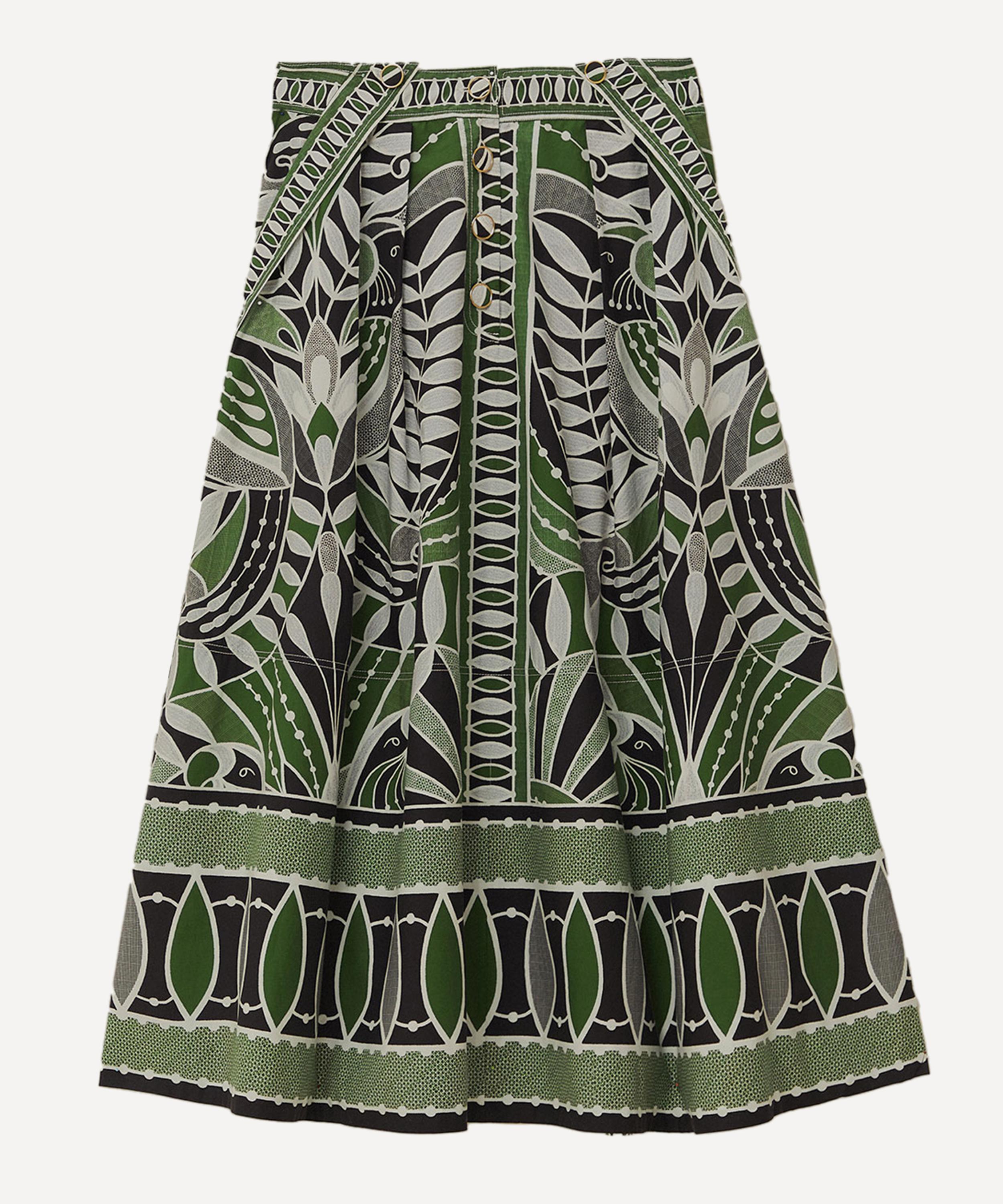 FARM Rio - Black Lace Nature Maxi Skirt image number 0