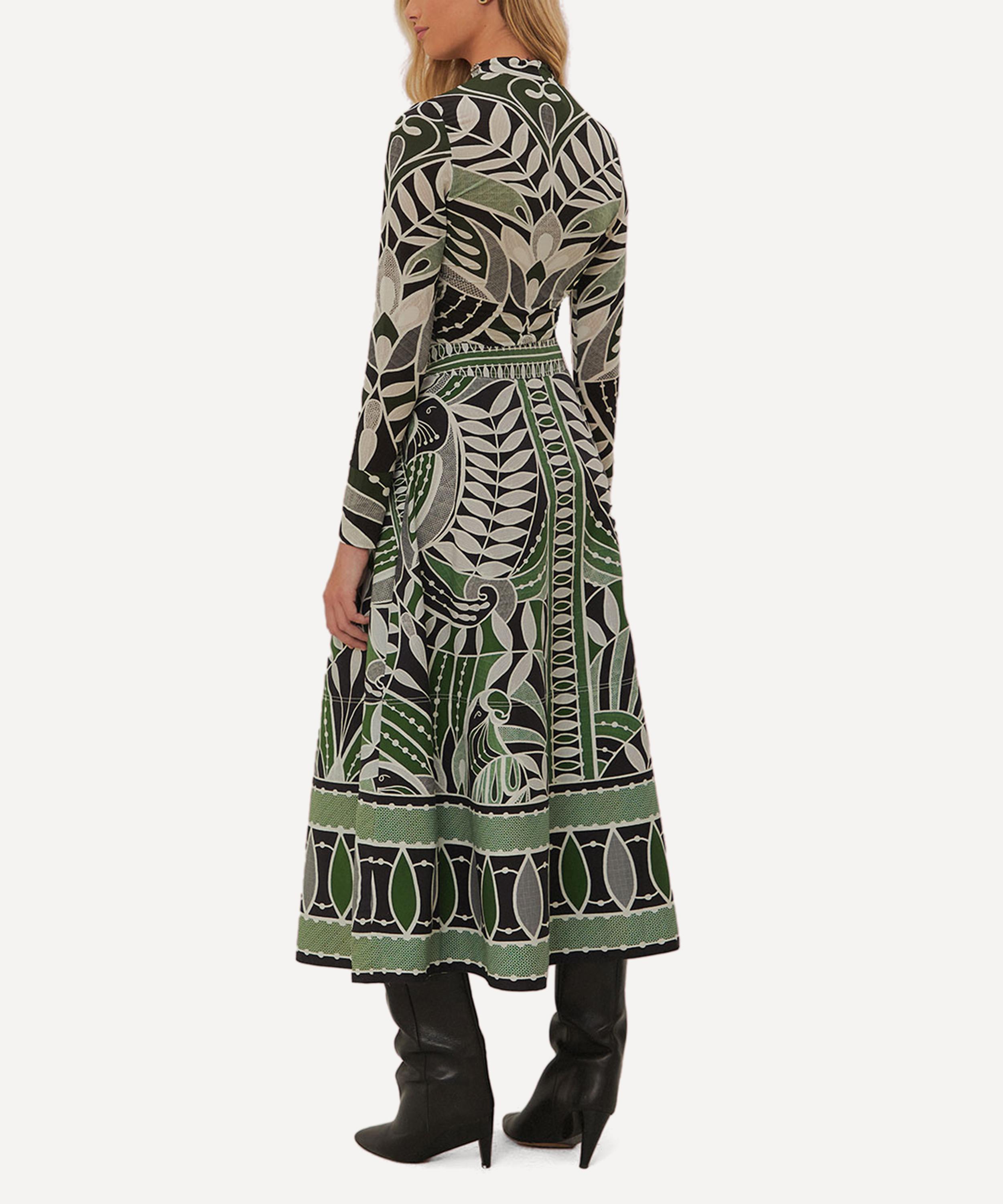 FARM Rio - Black Lace Nature Maxi Skirt image number 2