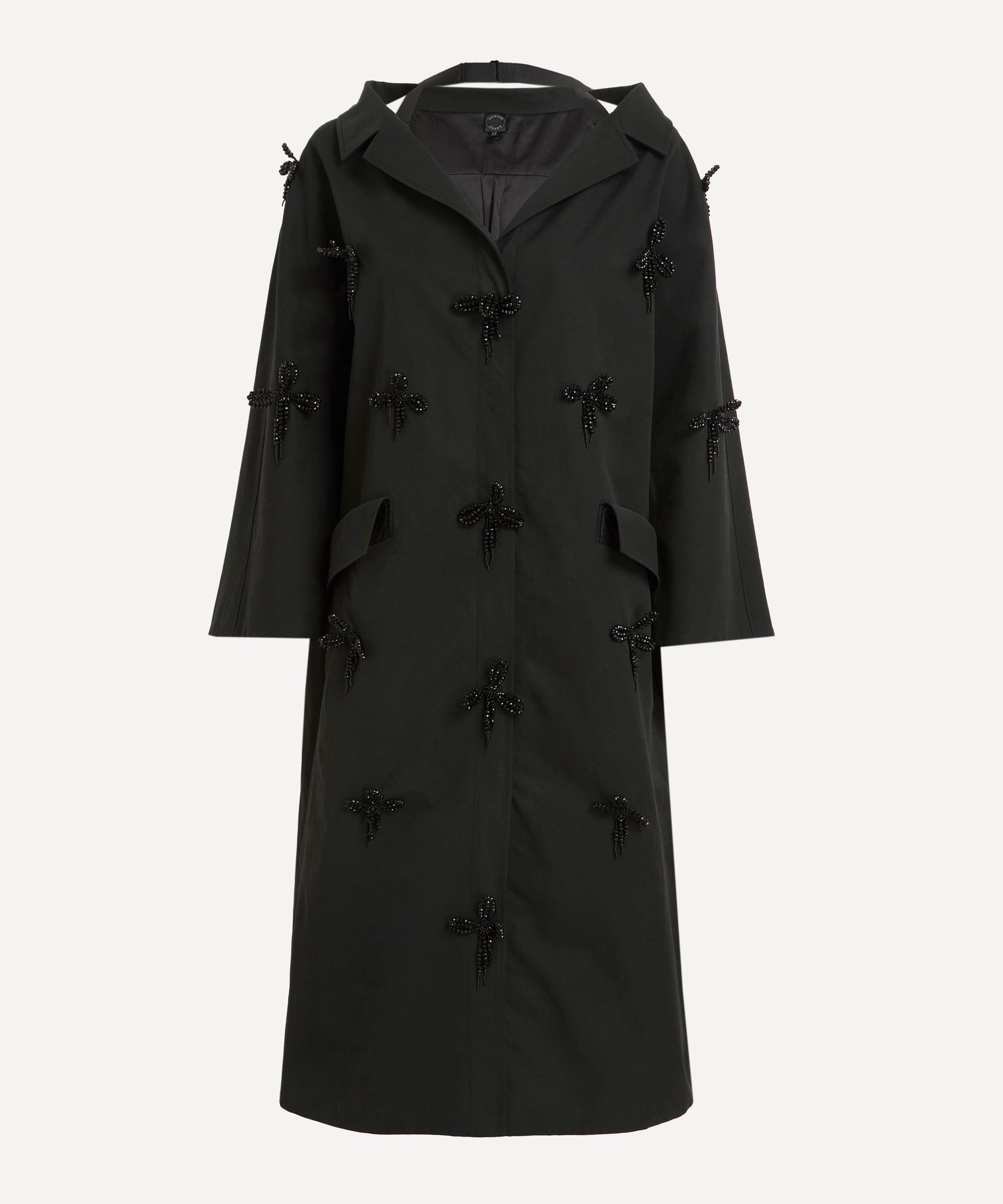 Huishan Zhang - Felix Black Embroidered Coat