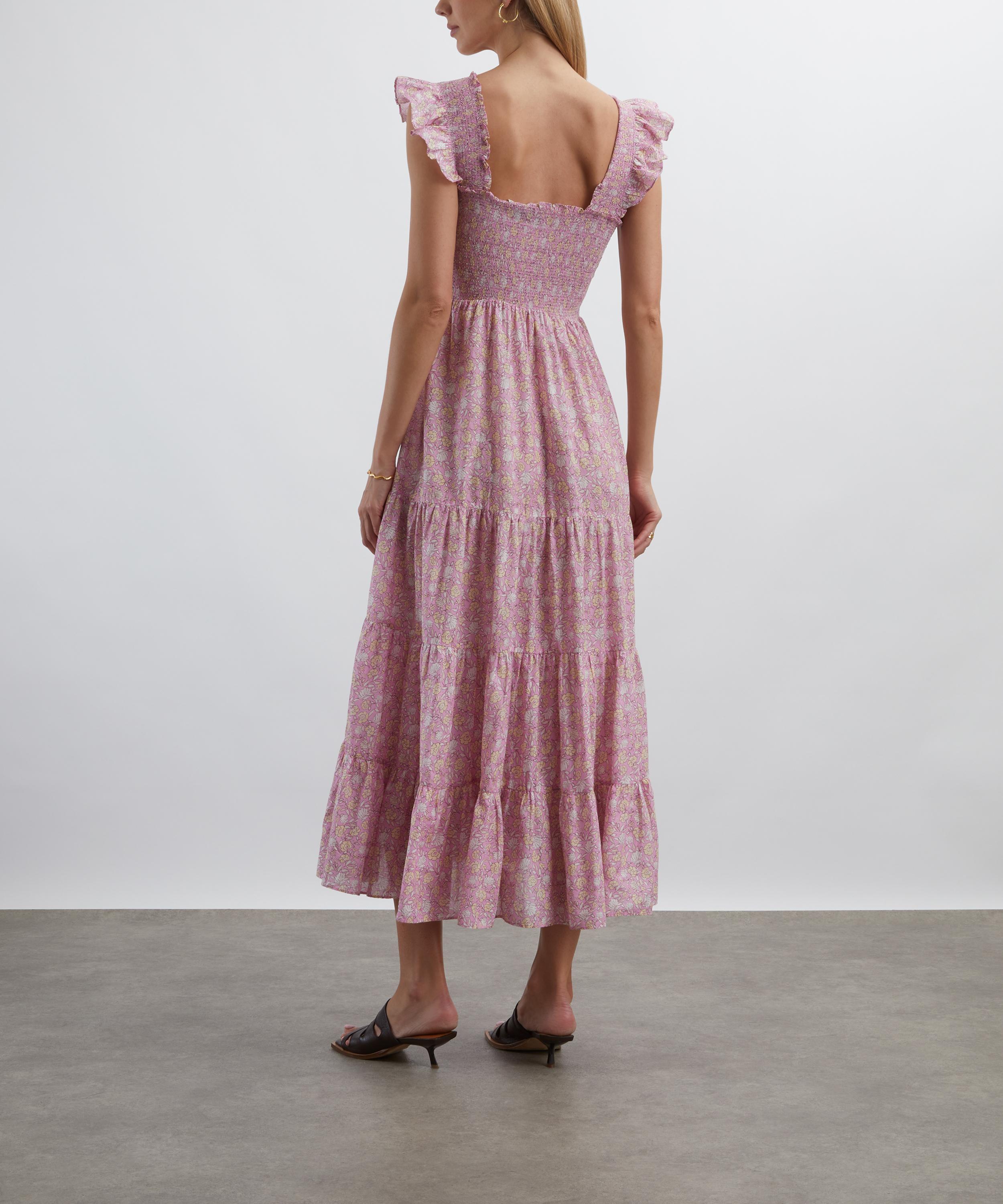 RIXO - Kendall Cotton Midi Dress image number 3