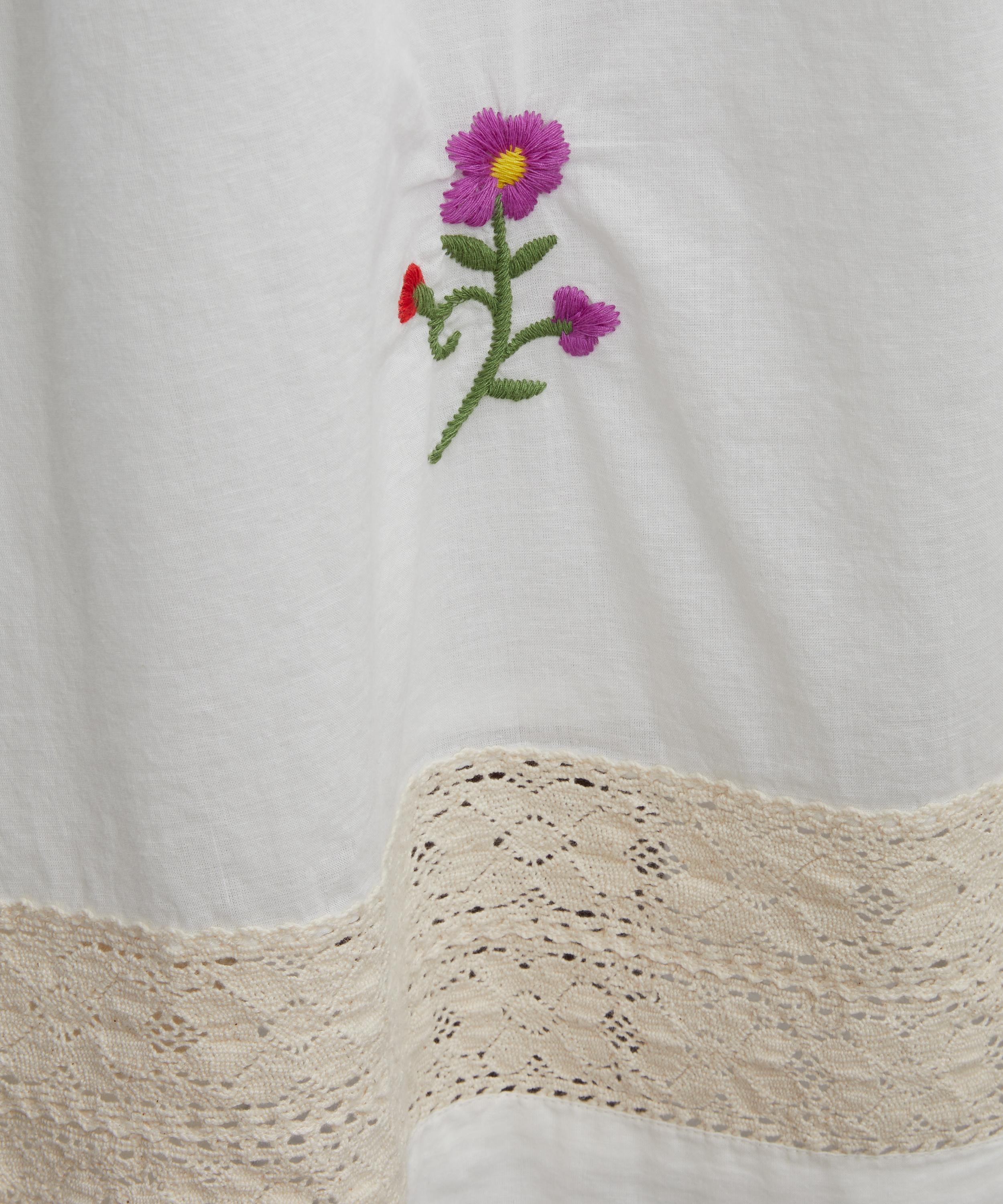 RIXO - Alani Ombre Floral Embroidered Dress image number 4