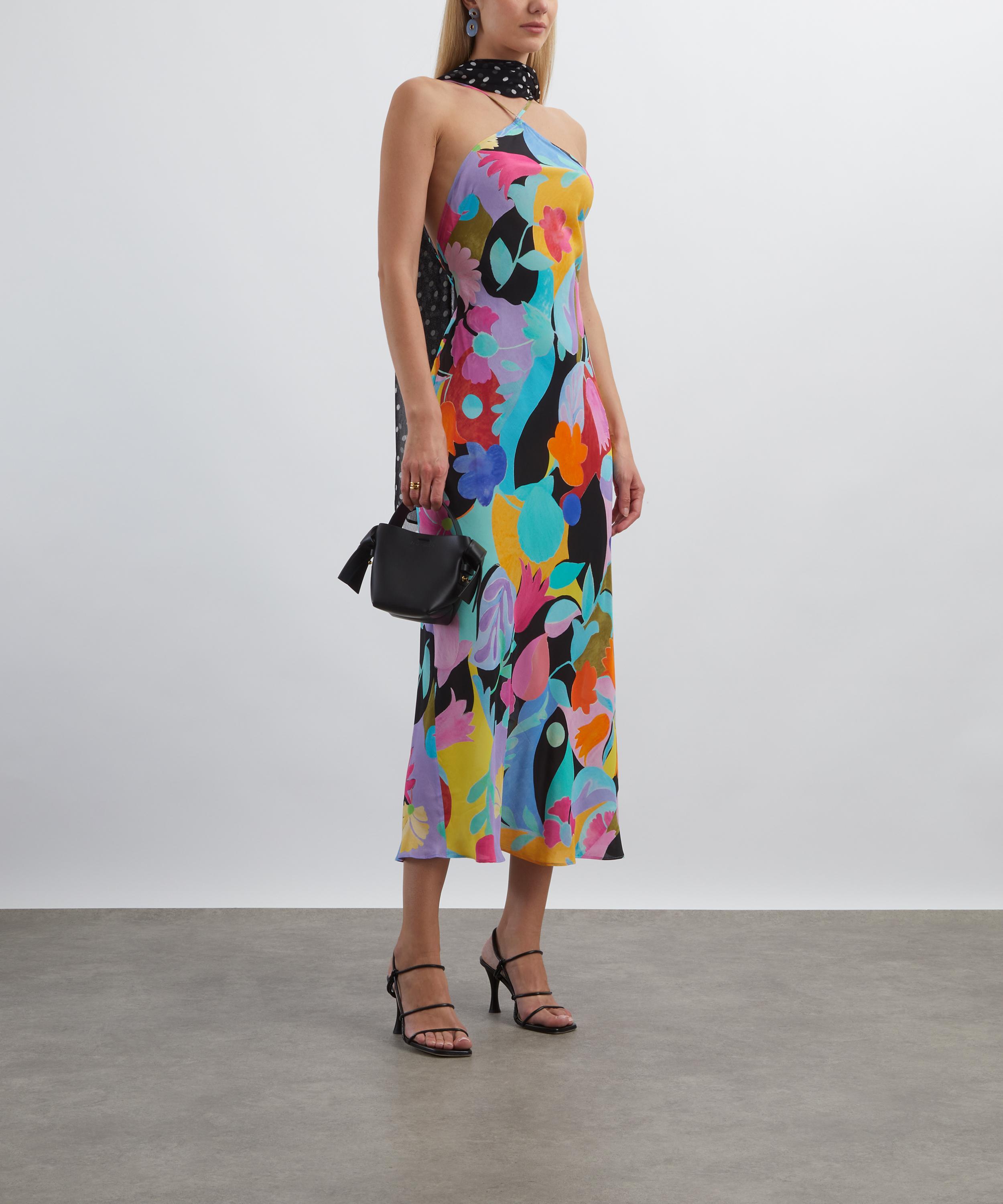 RIXO - Hayley Silk Midi Dress image number 1