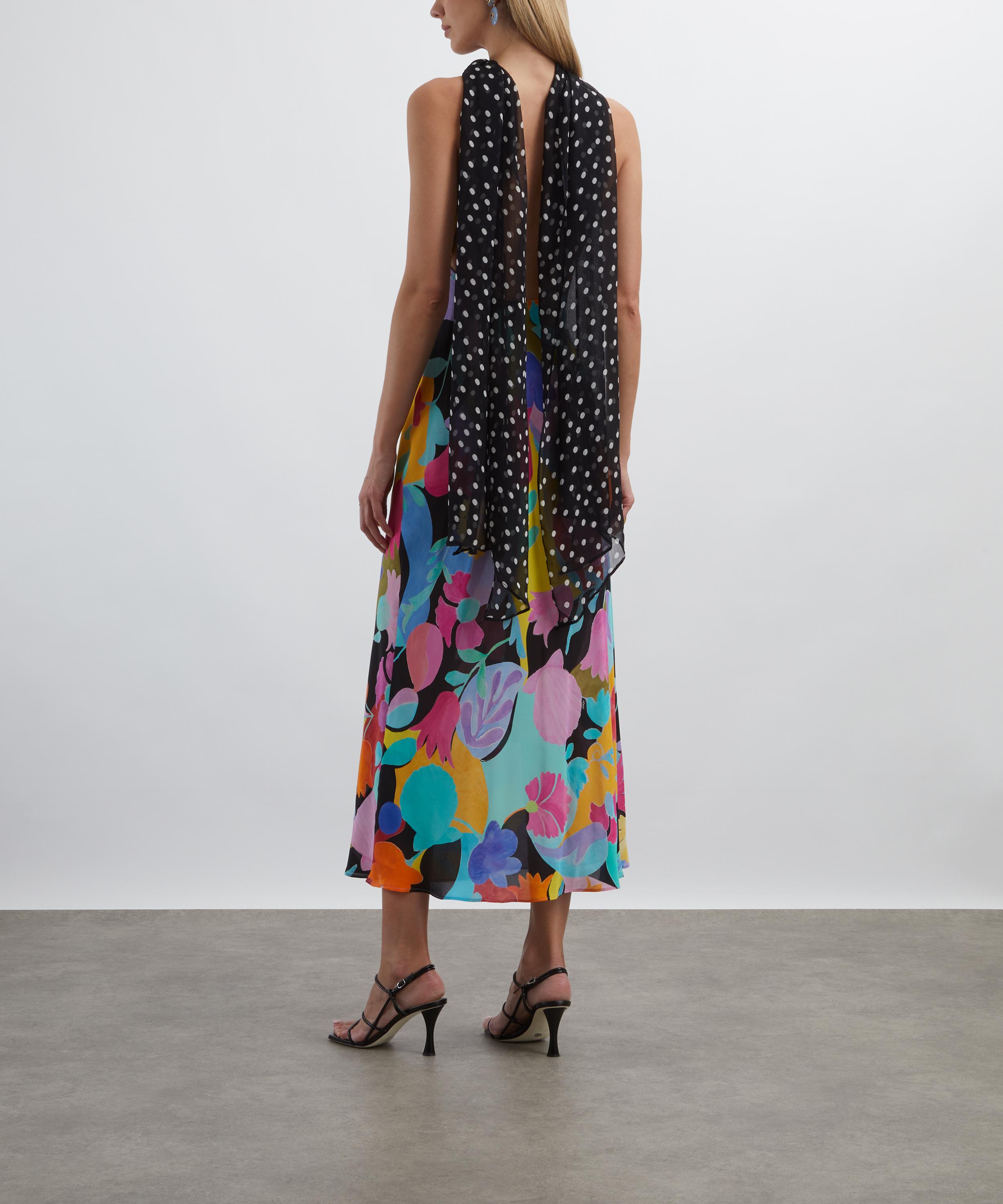 RIXO - Hayley Silk Midi Dress image number 3