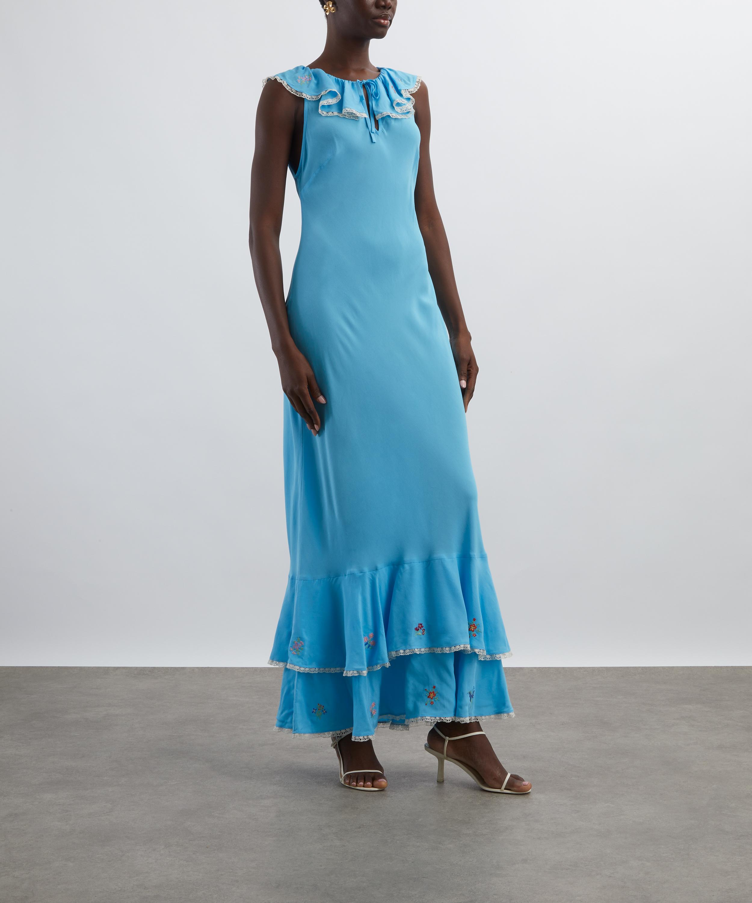 RIXO - Latisha Embroidered Maxi Dress image number 2