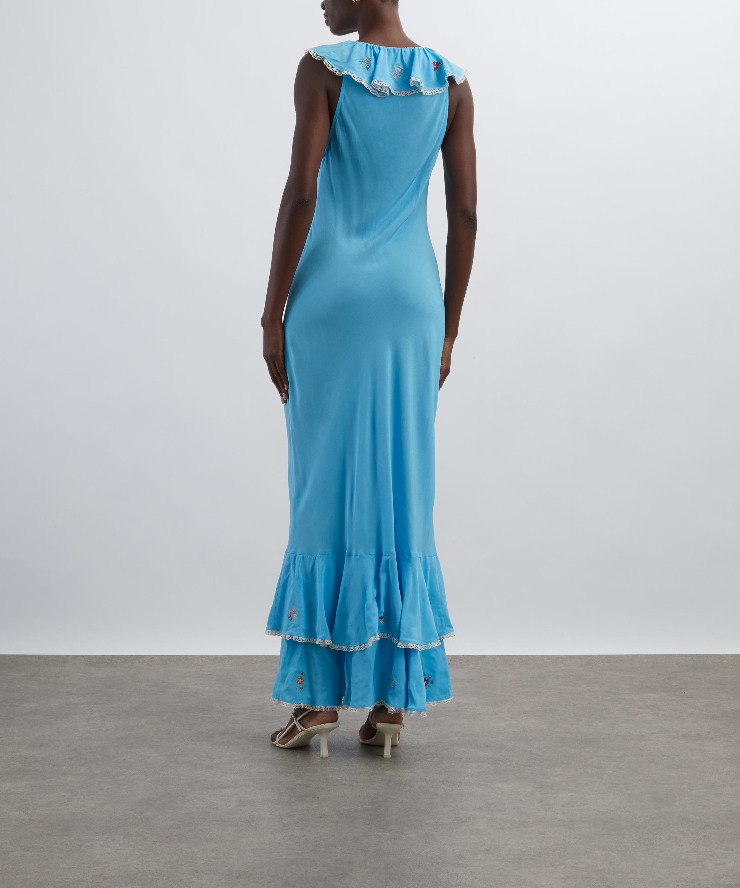 RIXO - Latisha Embroidered Maxi Dress image number 3