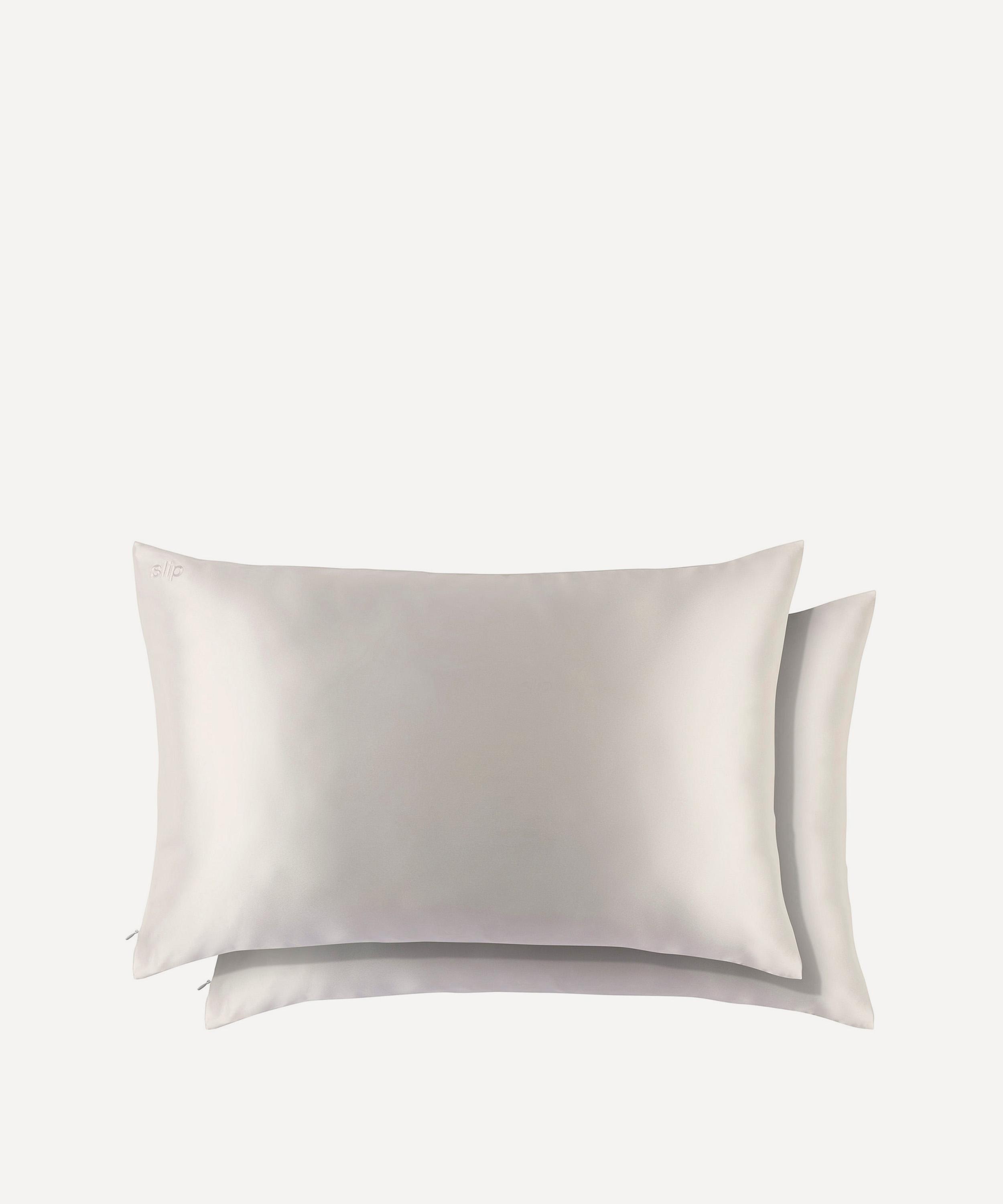 Slip - White Queen Silk Pillowcase Set of Two image number 1