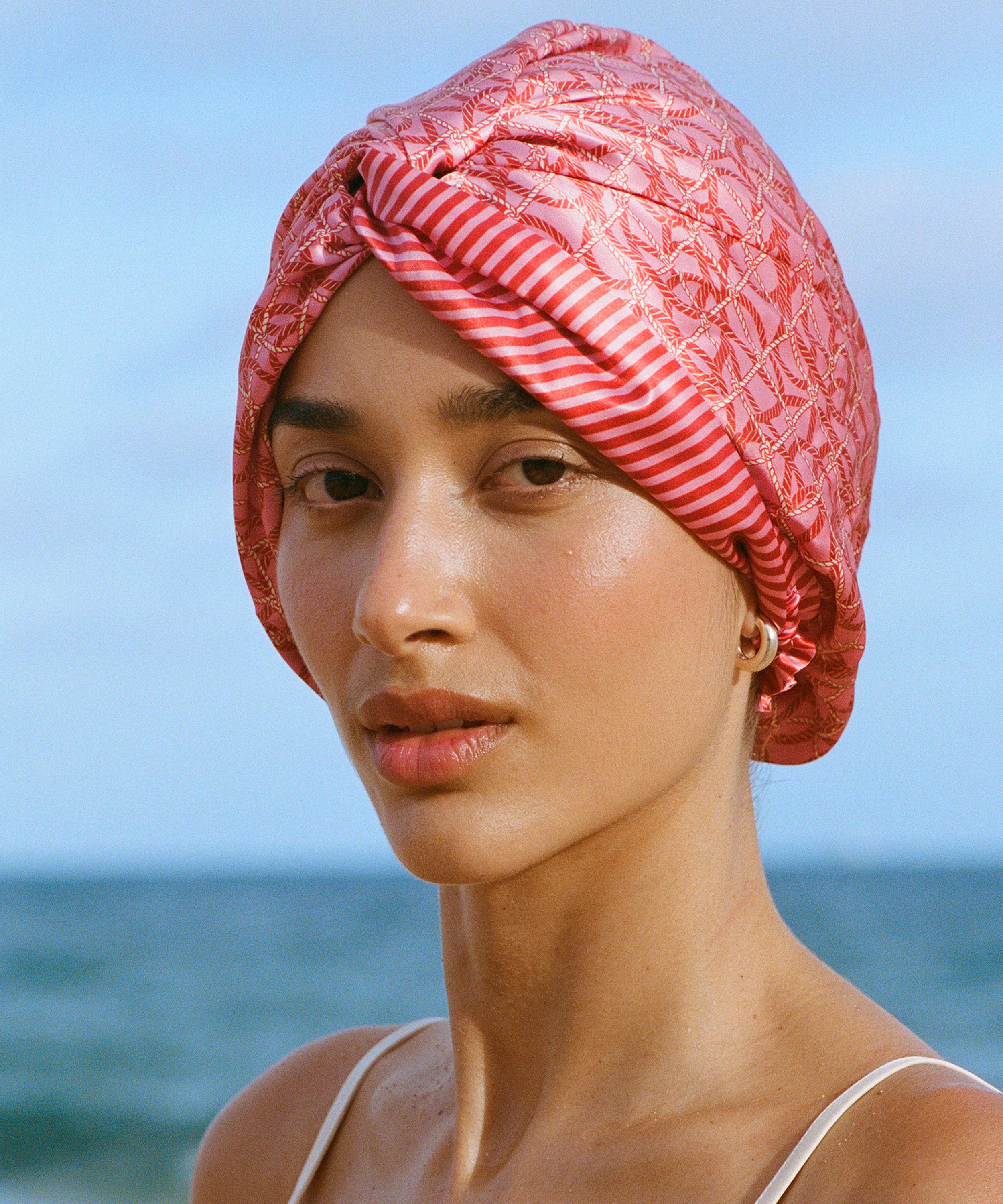 Slip - Ahoy Silk Hair Turban image number 2