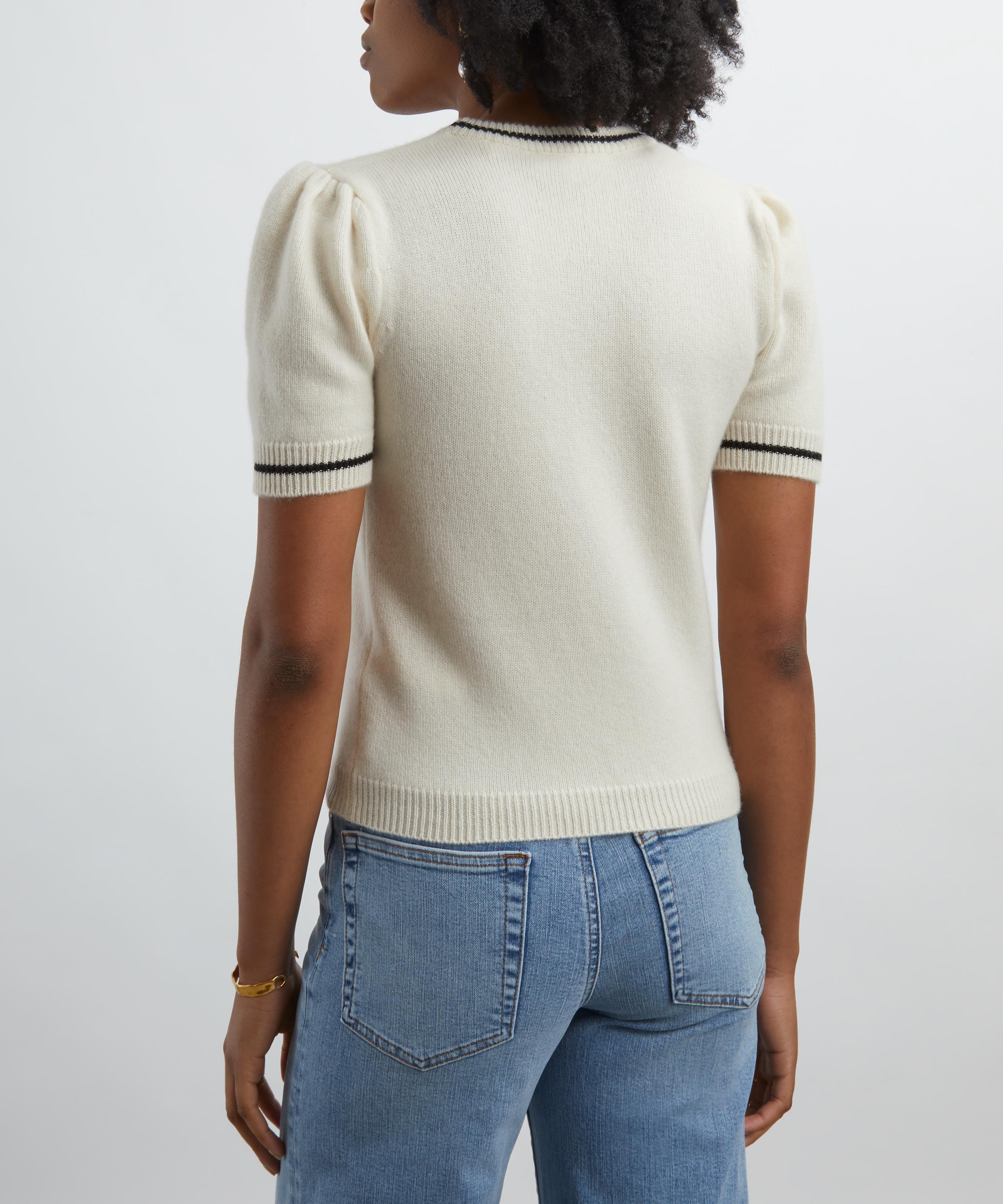 Frame - Cashmere Gathered Jumper image number 3