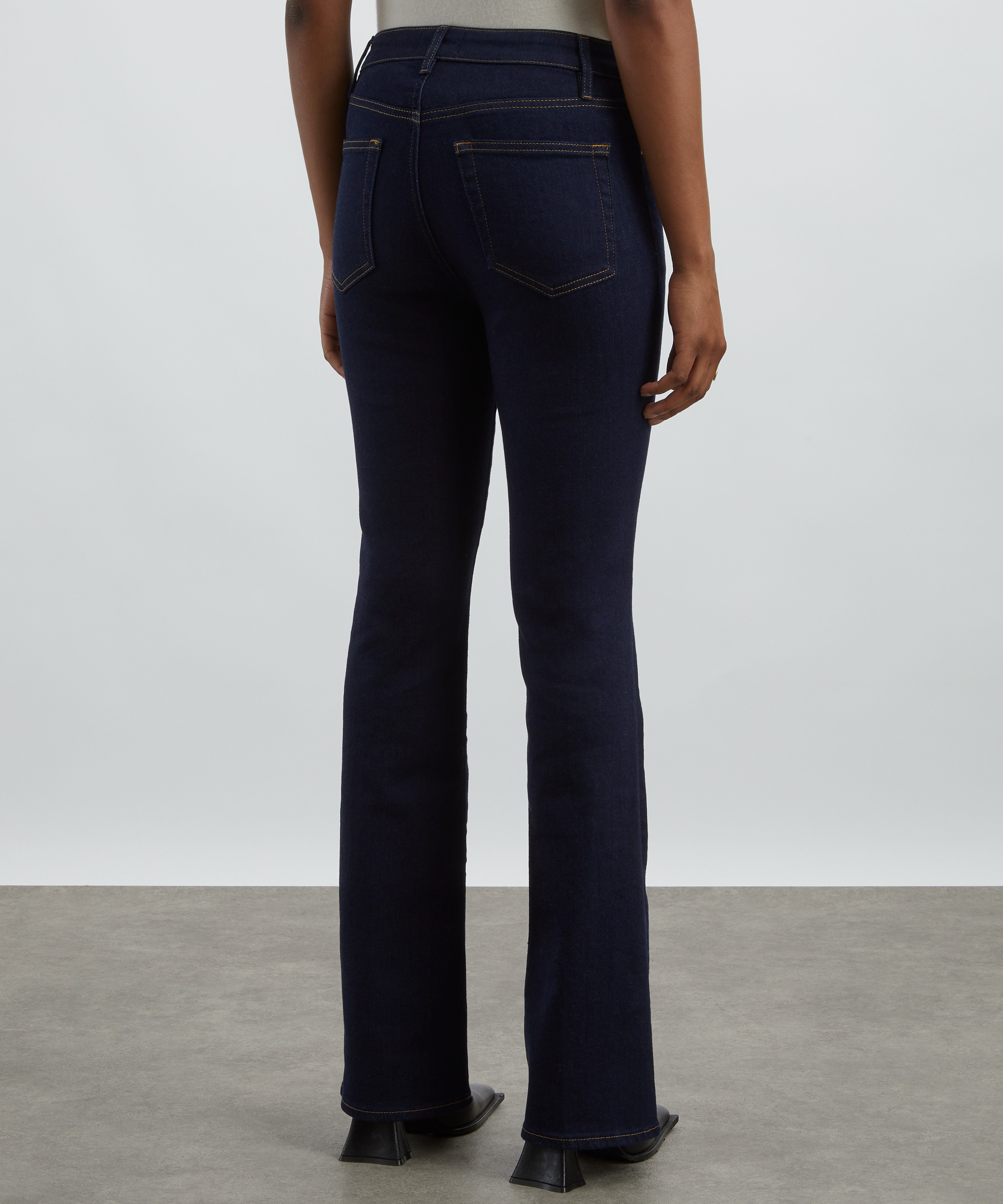 Frame - Reboot High-Rise Bootcut Jeans in Stargirl image number 3