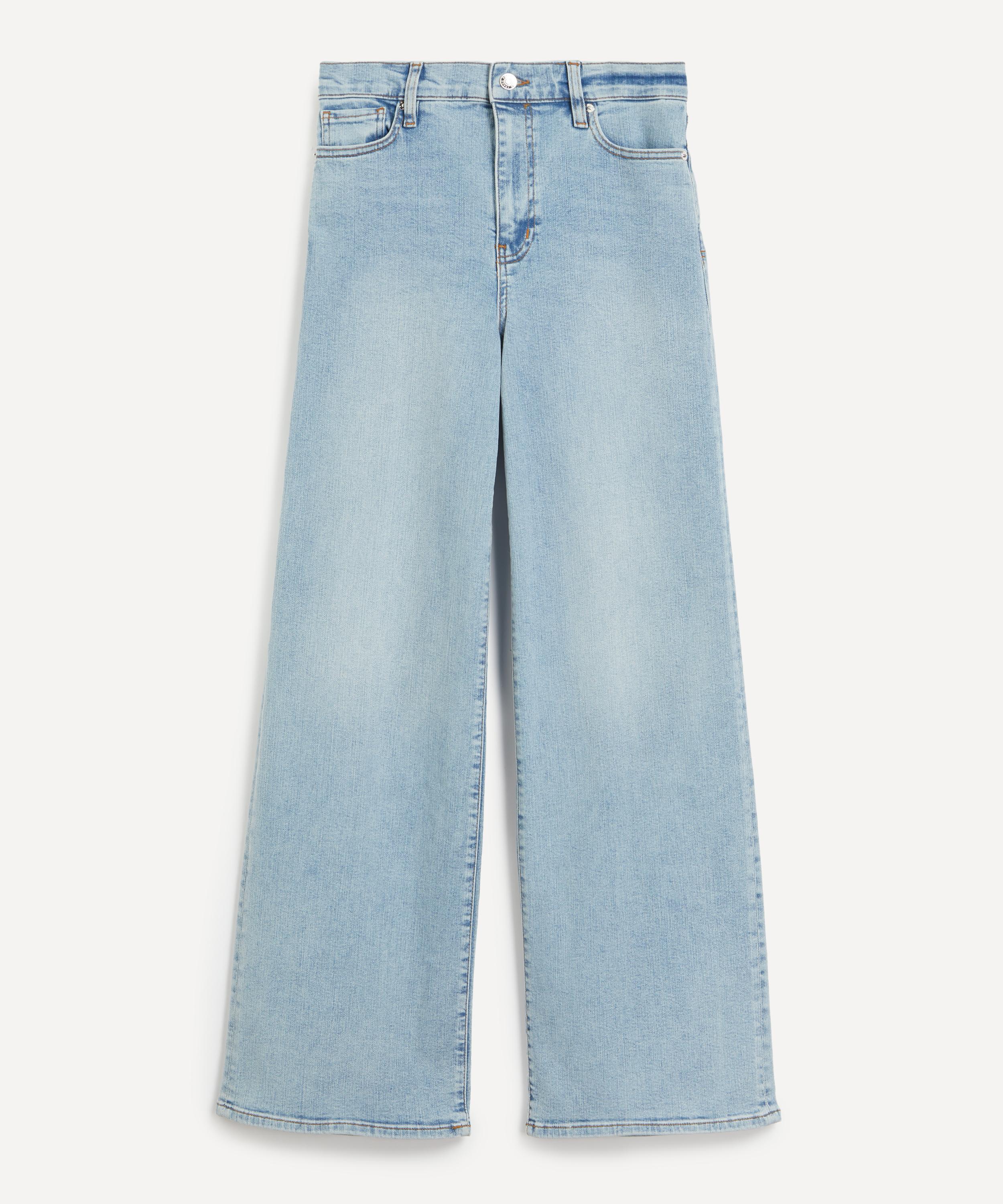 Frame - Le Slim Palazzo High-Rise Wide-Leg Jeans in Tribute image number 0