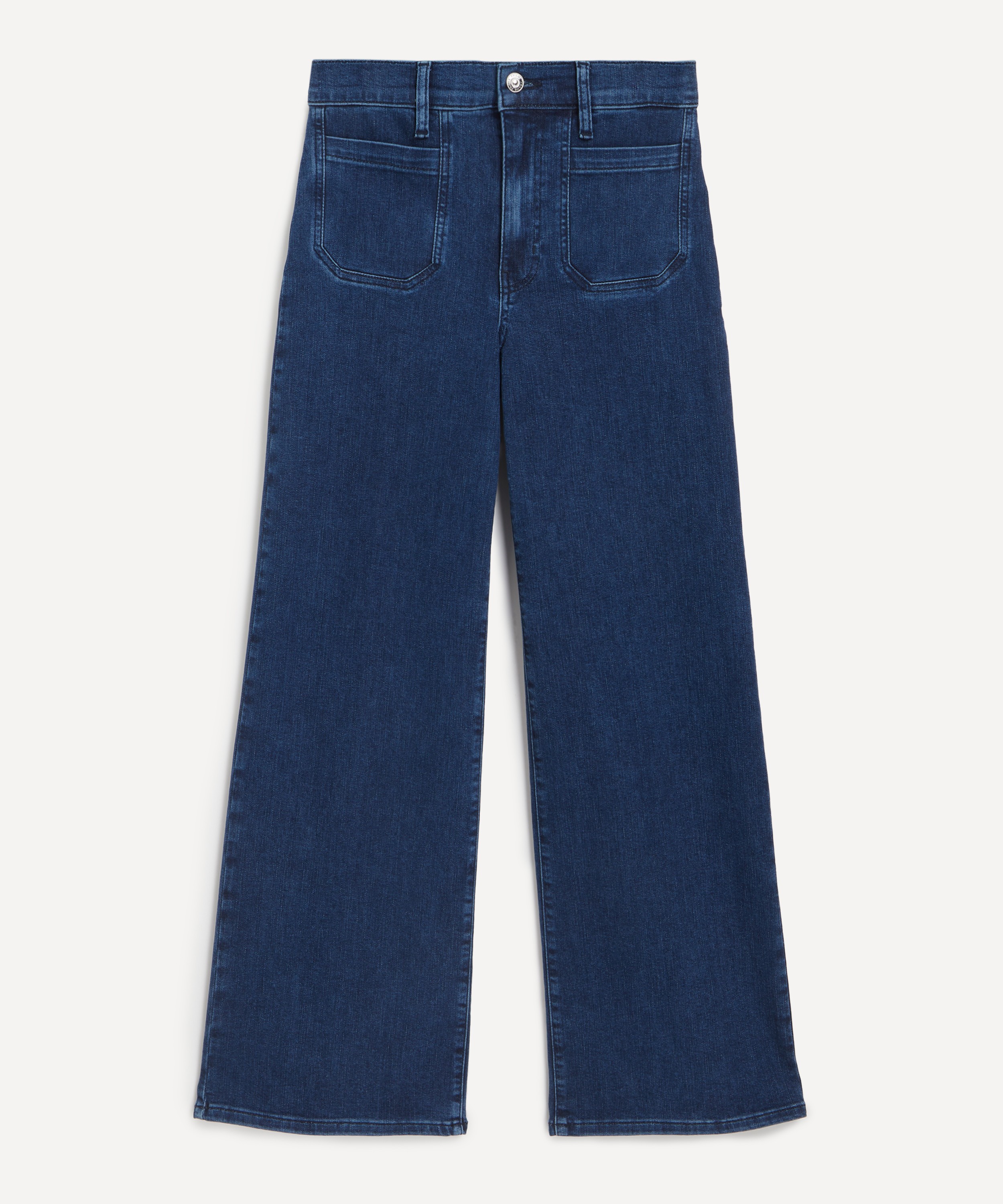 Frame - Le Slim Palazzo Modernist Pocket Wide Leg Jeans in Loner