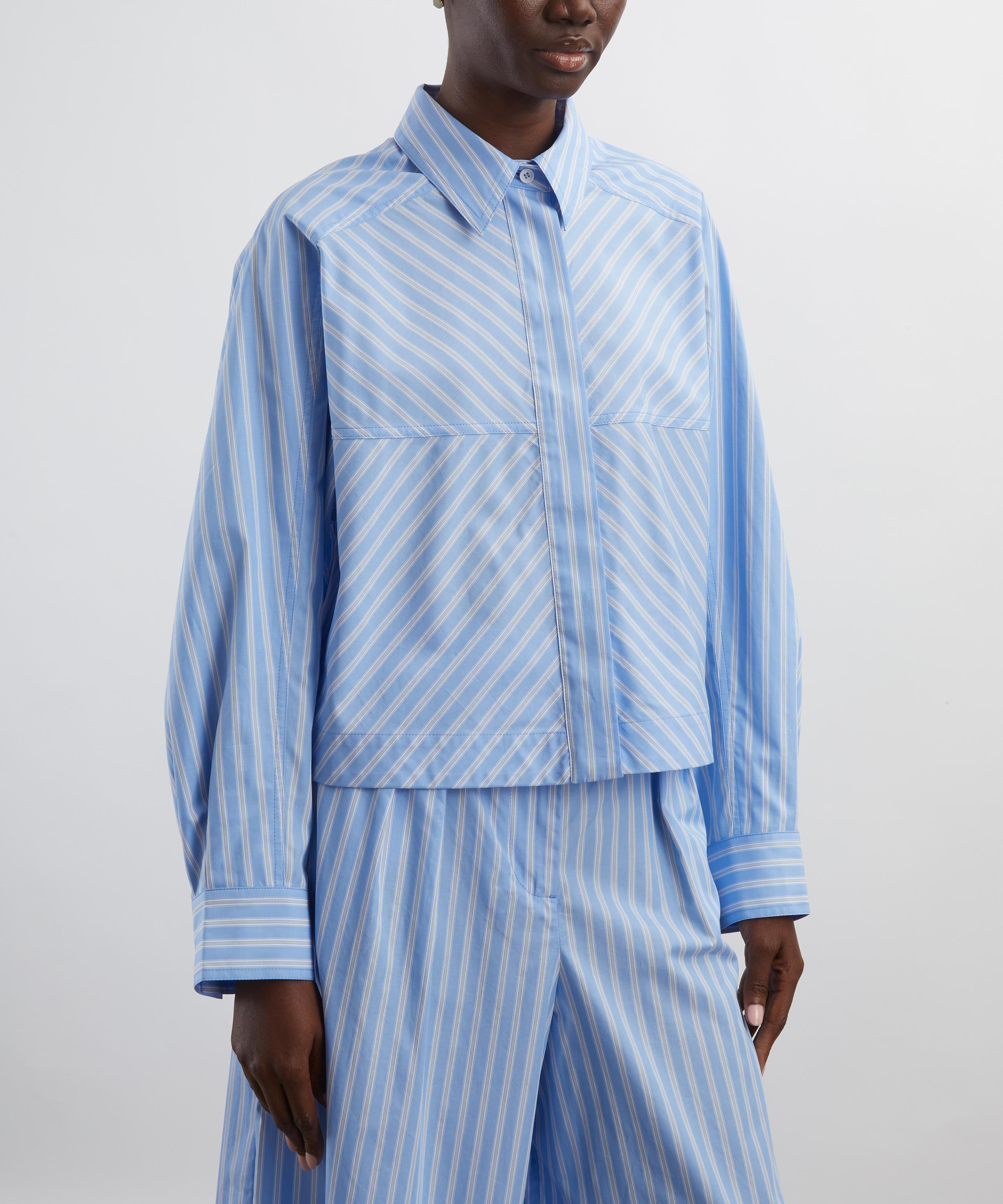 Ivy Oak - Brittney Fresh Blue Stripe Shirt image number 2