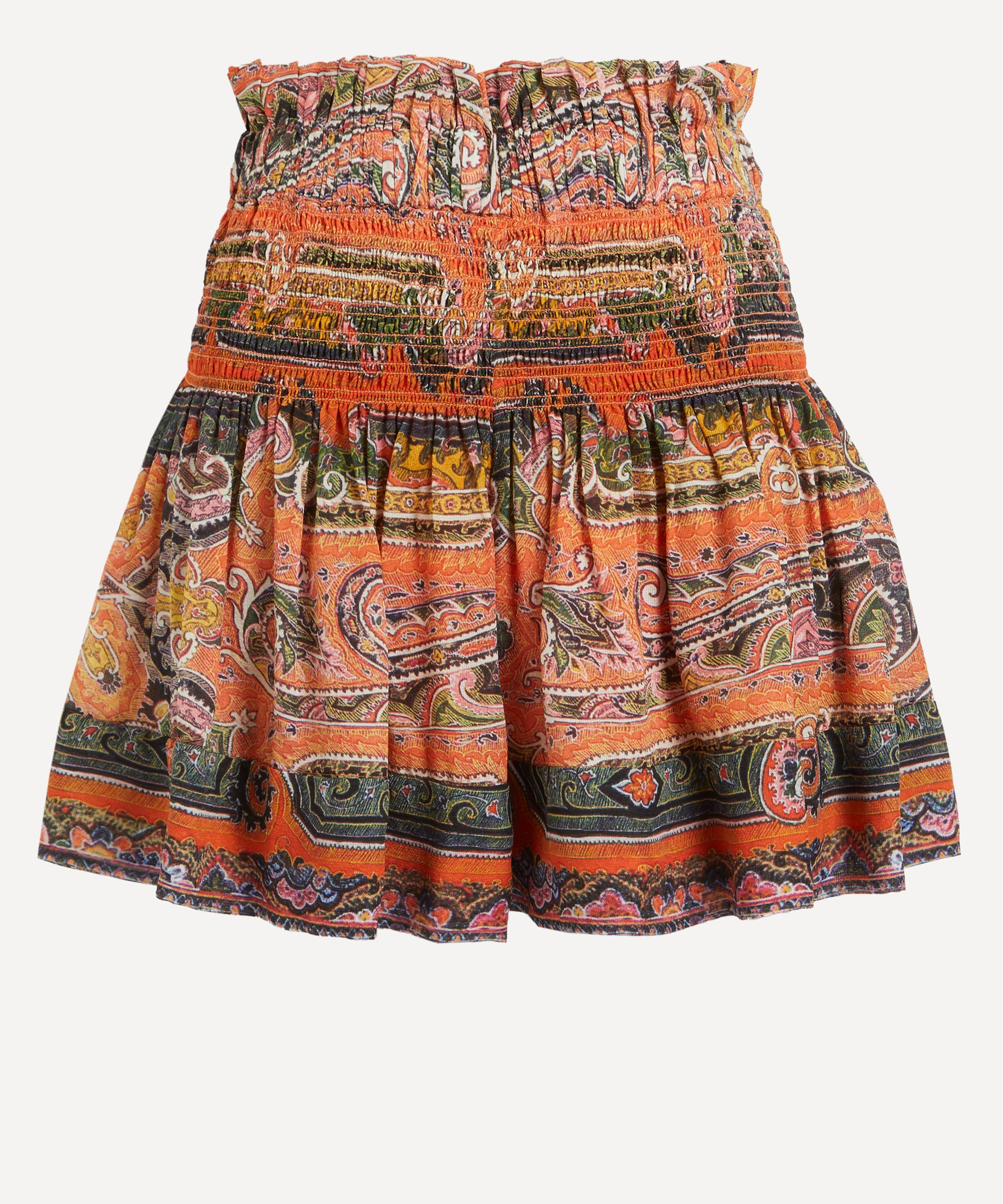 Isabel Marant - Maelly Silk Printed Shorts image number 0