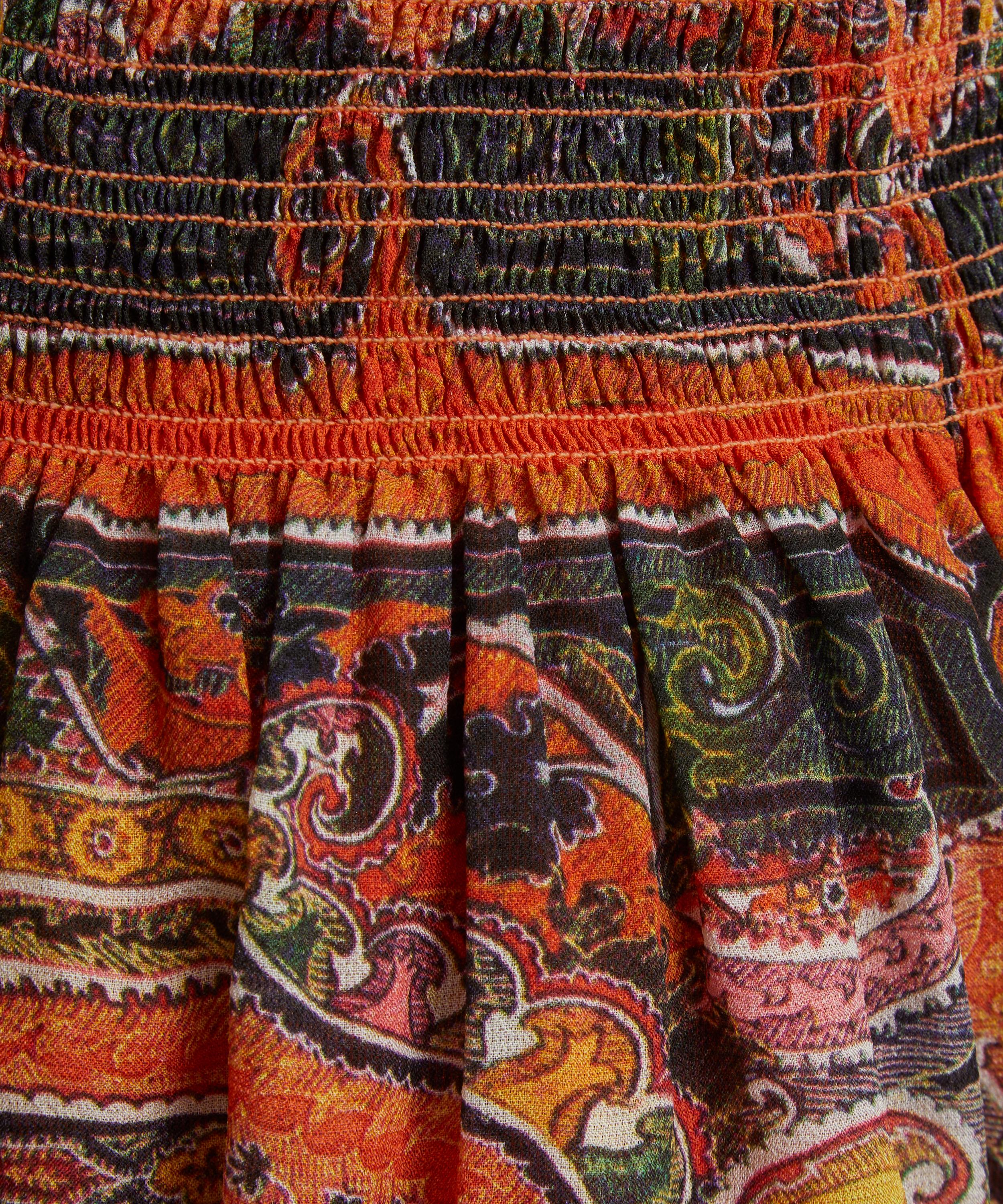 Isabel Marant - Maelly Silk Printed Shorts image number 4