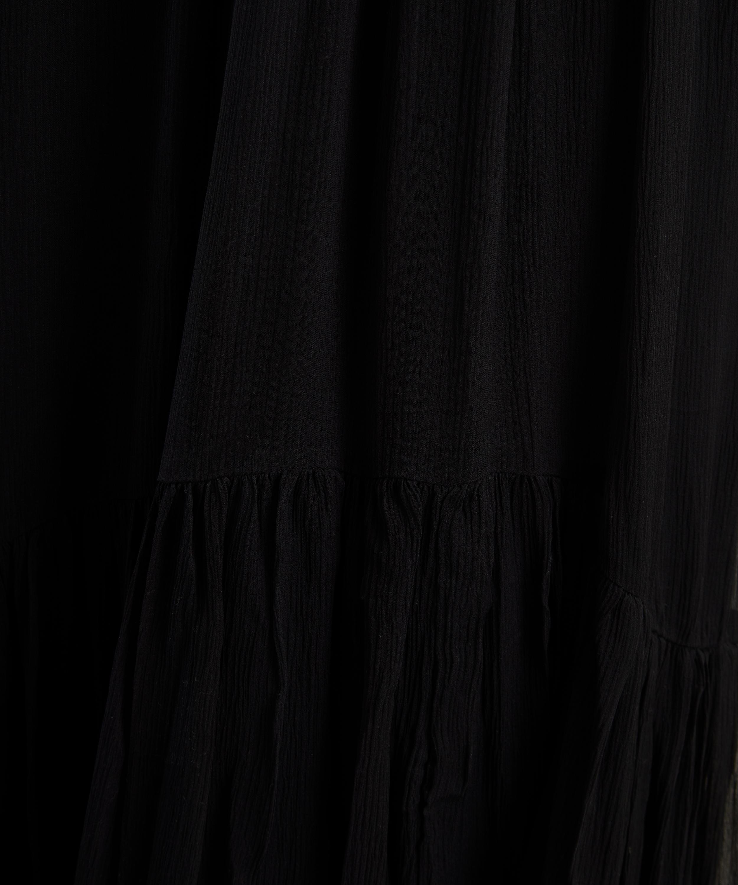 Isabel Marant - Agathe Gathered Silk Maxi Dress image number 4