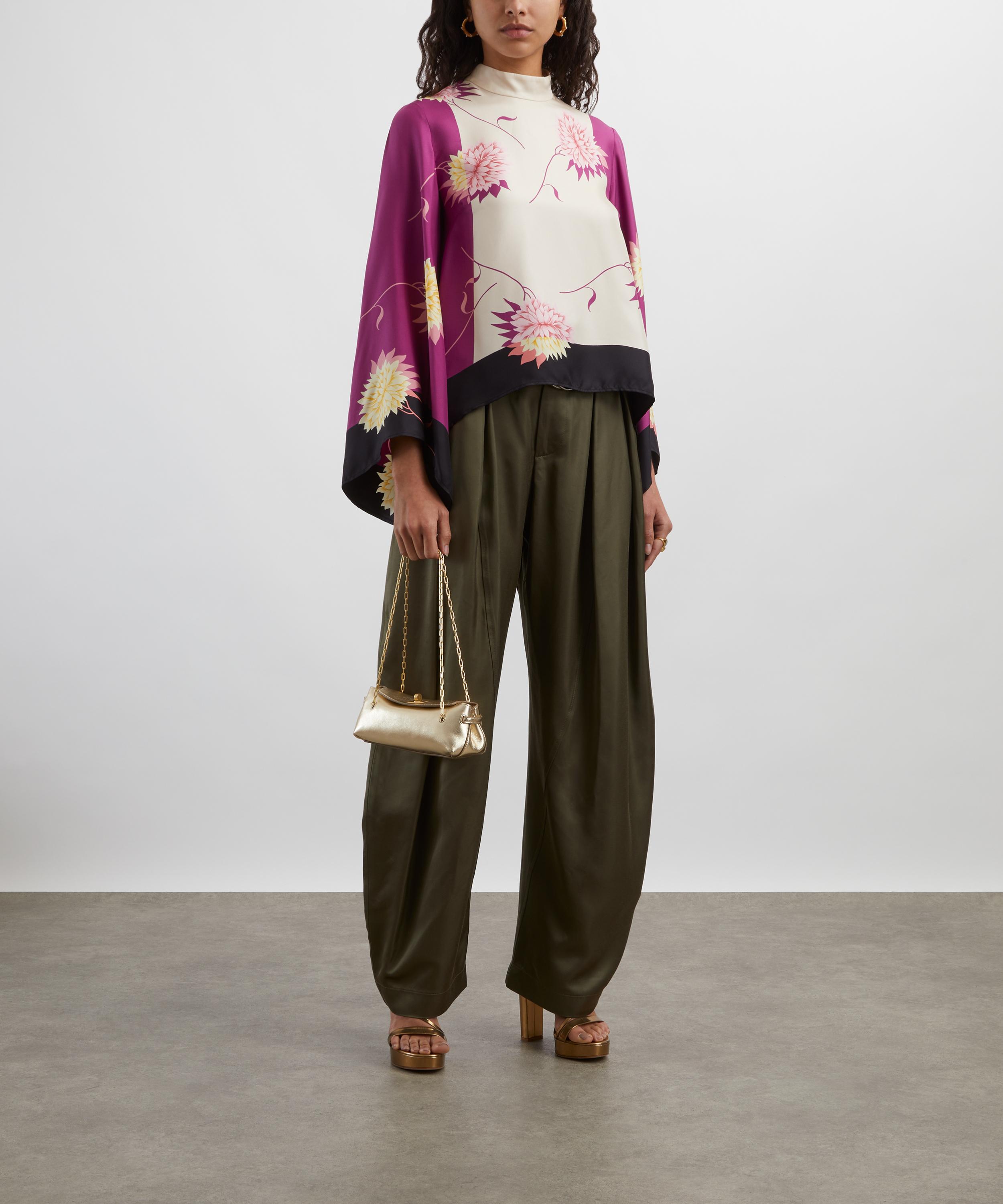 La DoubleJ - Make An Exit Derby Placée Silk Top image number 1