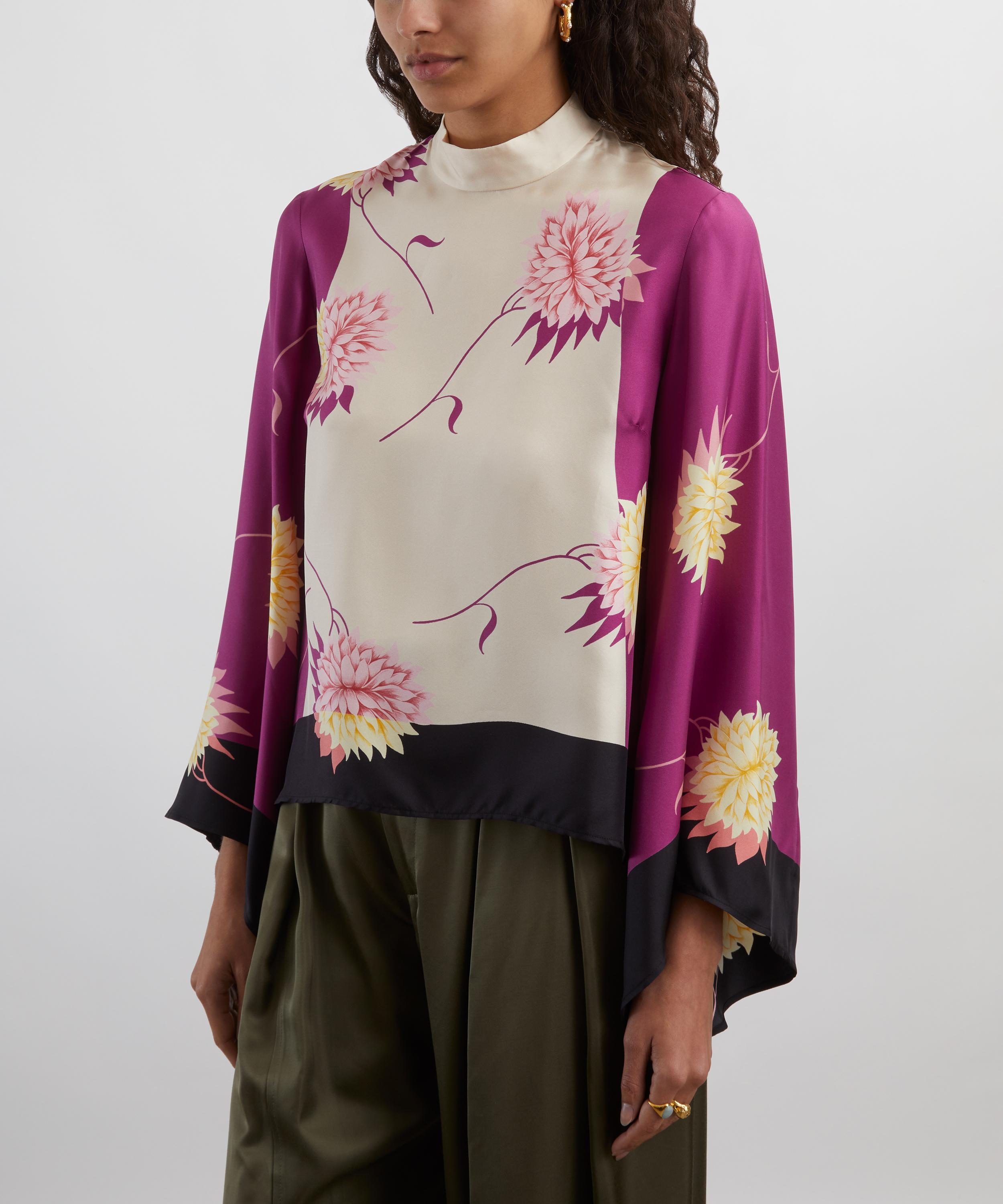 La DoubleJ - Make An Exit Derby Placée Silk Top image number 2