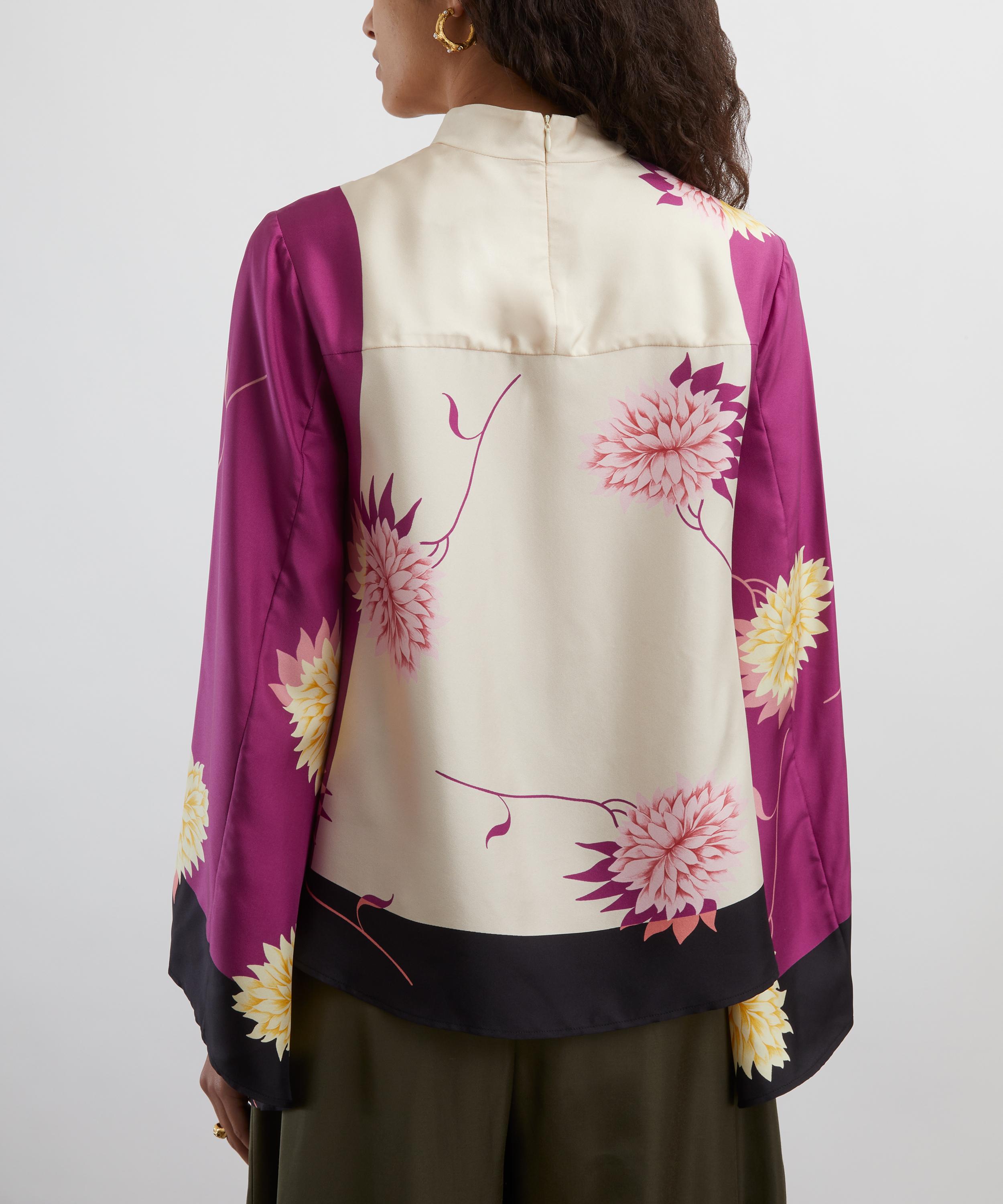 La DoubleJ - Make An Exit Derby Placée Silk Top image number 3