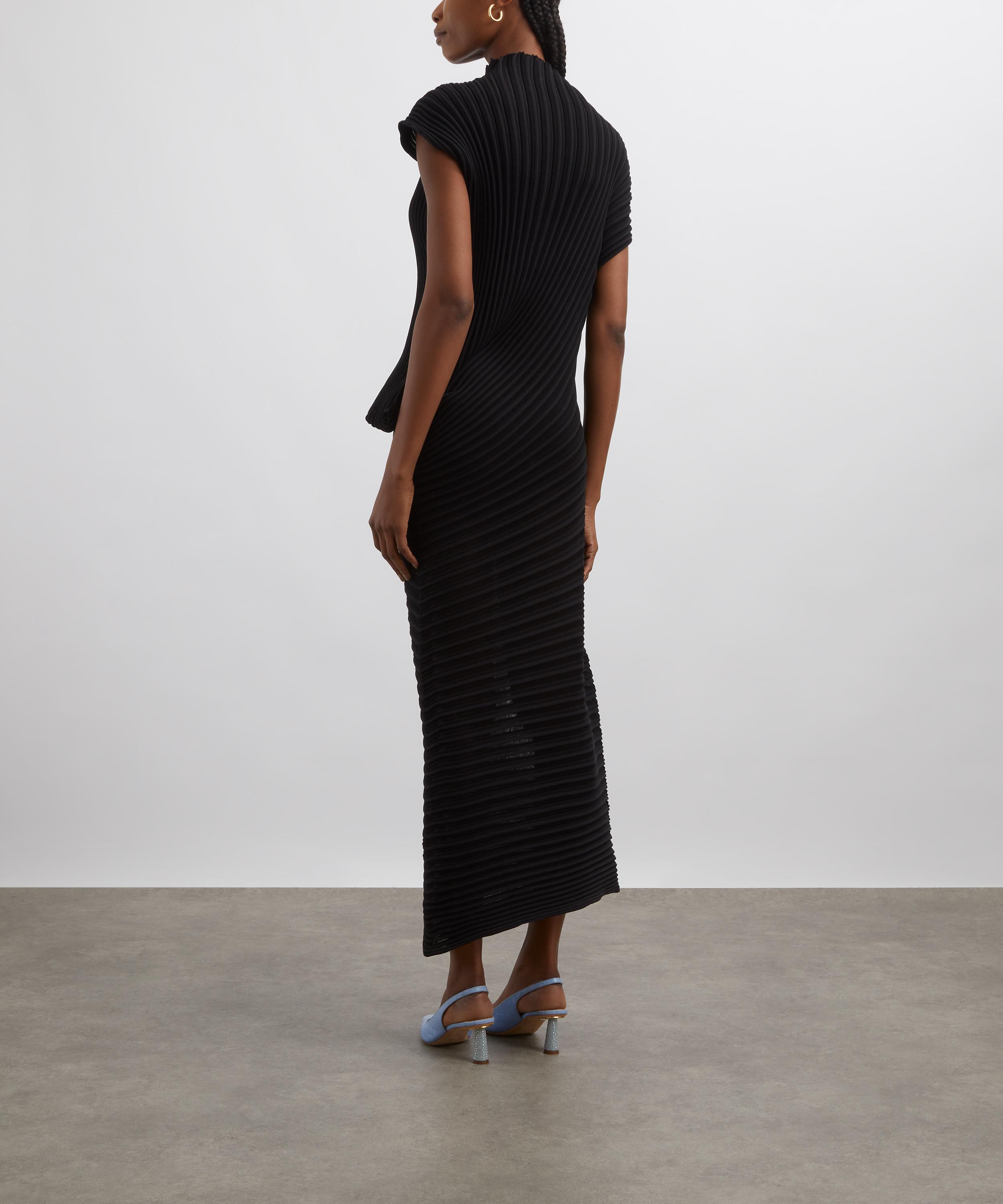 Issey Miyake - Black STREAM Maxi Dress image number 3