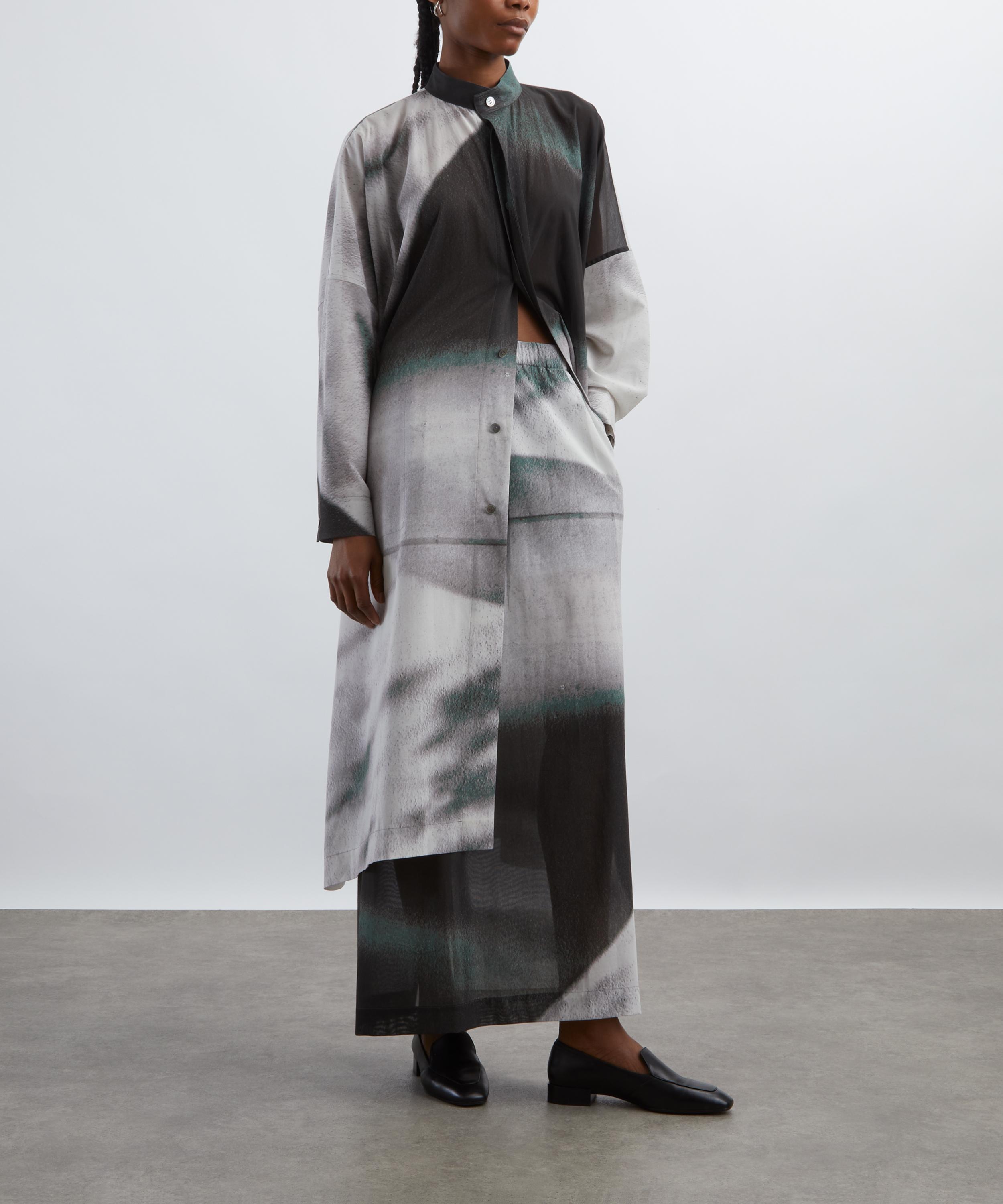 Issey Miyake - SHADOW STUDY Maxi Skirt image number 1