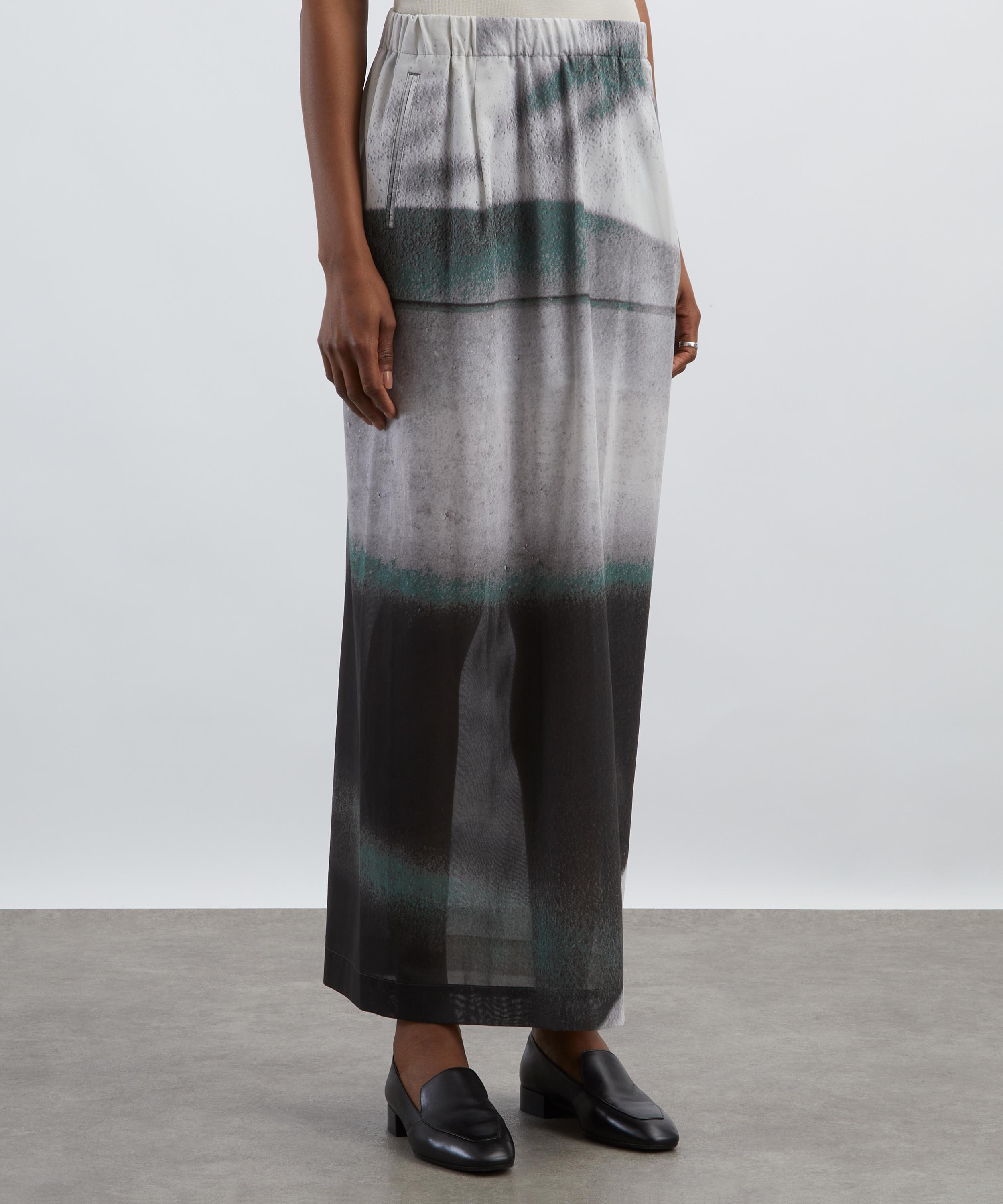 Issey Miyake - SHADOW STUDY Maxi Skirt image number 2