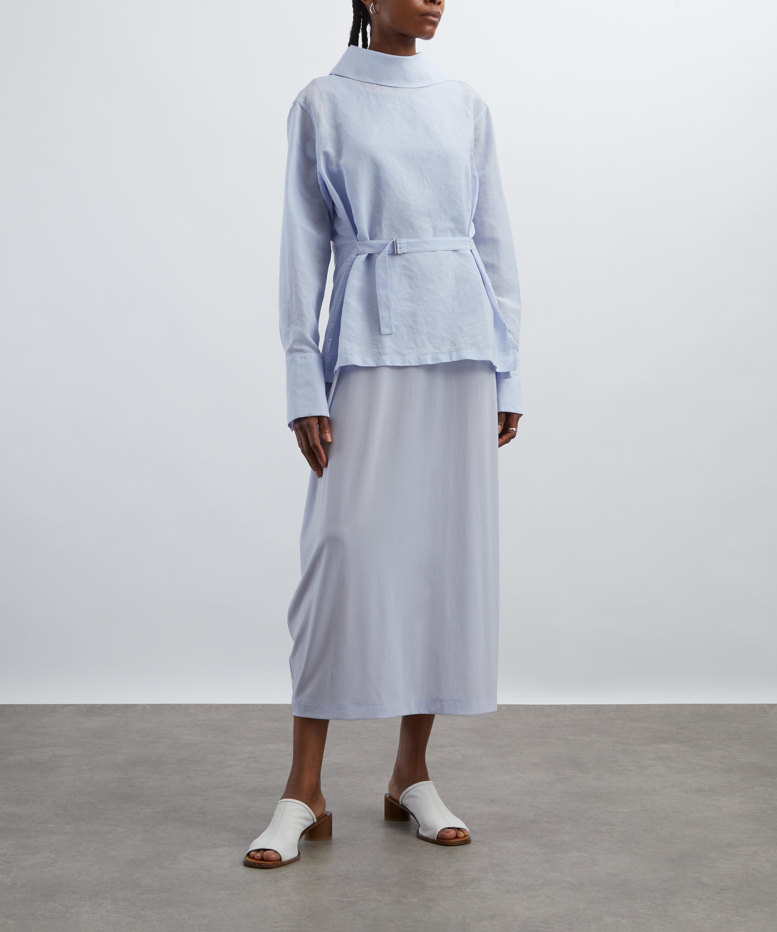 Issey Miyake - Nigella Blue PAPER-ESQUE U Shirt image number 1