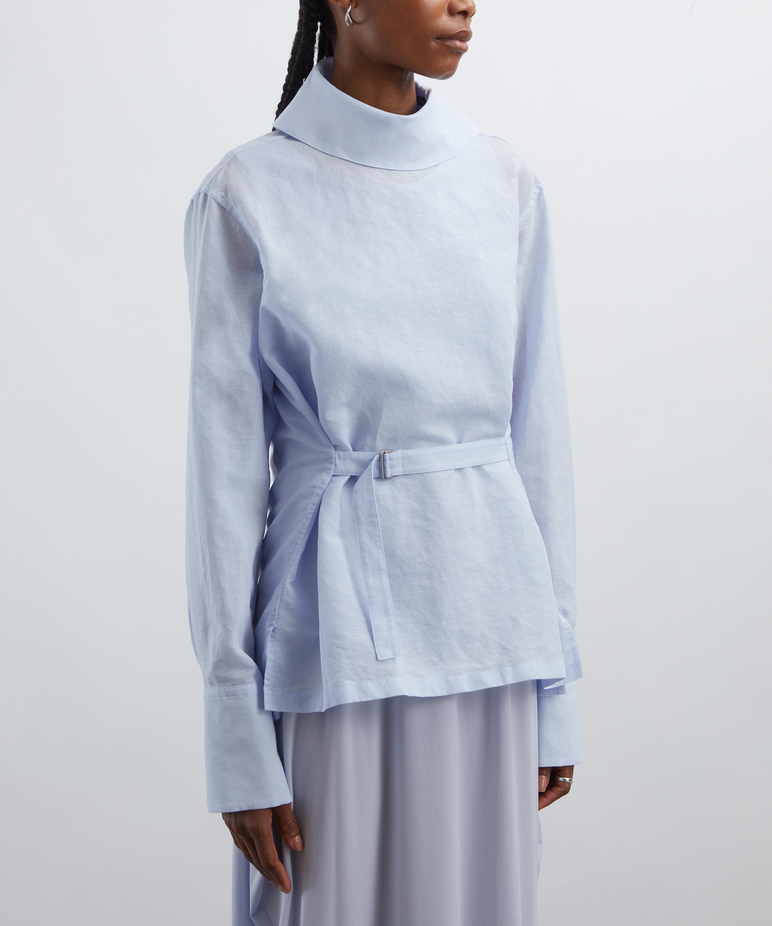 Issey Miyake - Nigella Blue PAPER-ESQUE U Shirt image number 2