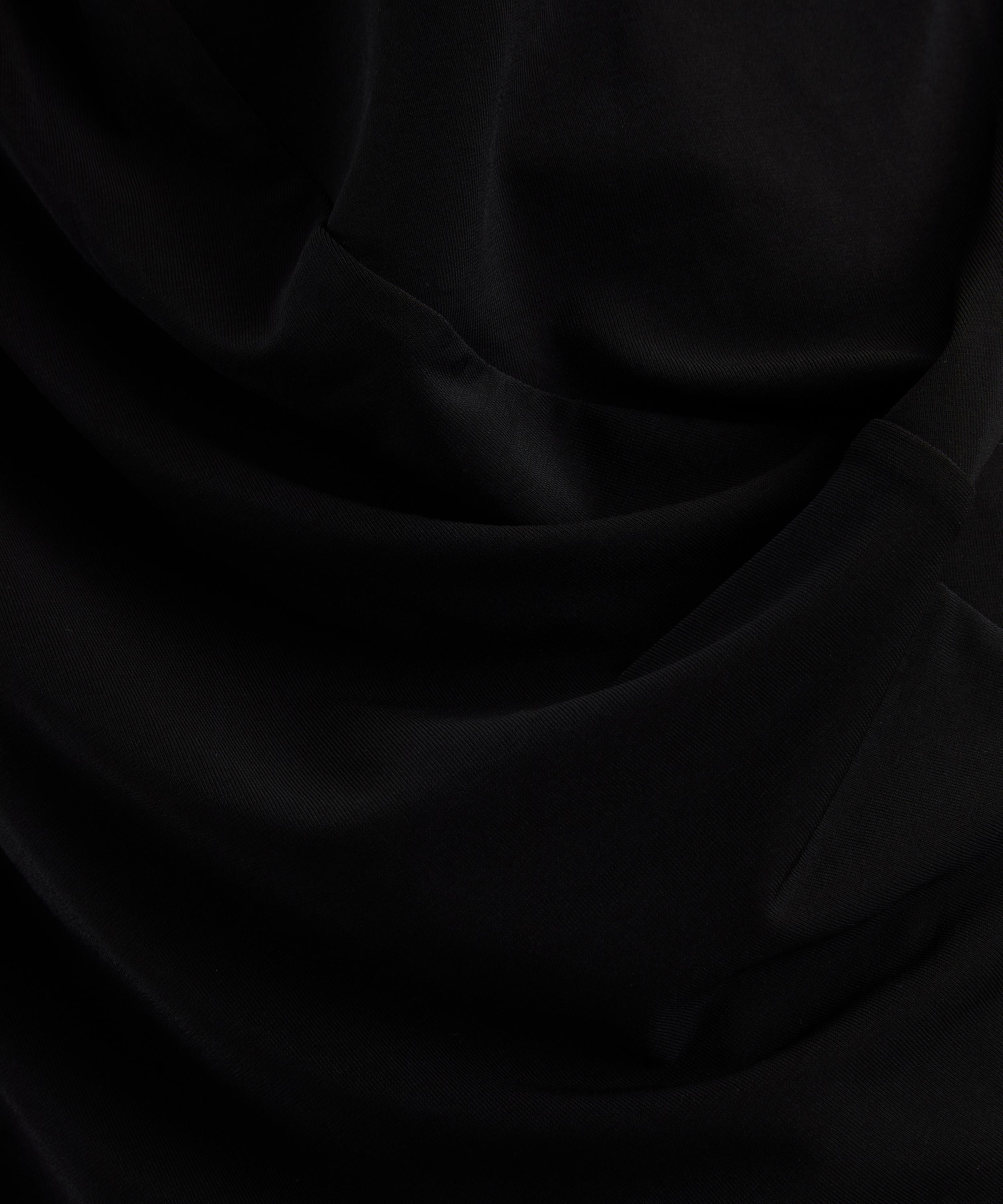 Issey Miyake - Black DRAPE JERSEY-56 Top image number 4