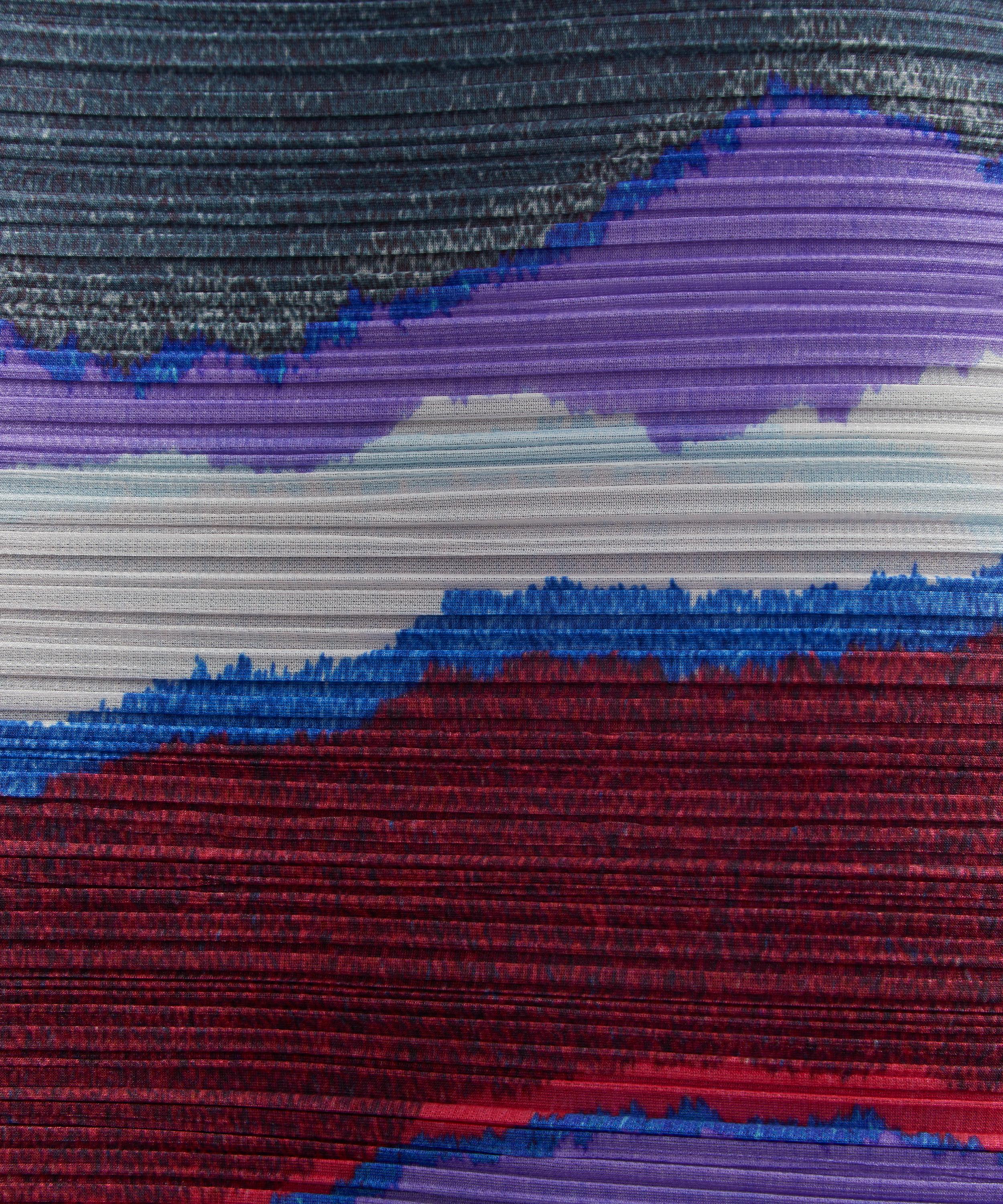 Pleats Please Issey Miyake - GRAINY COLOURS Pleated Top image number 4