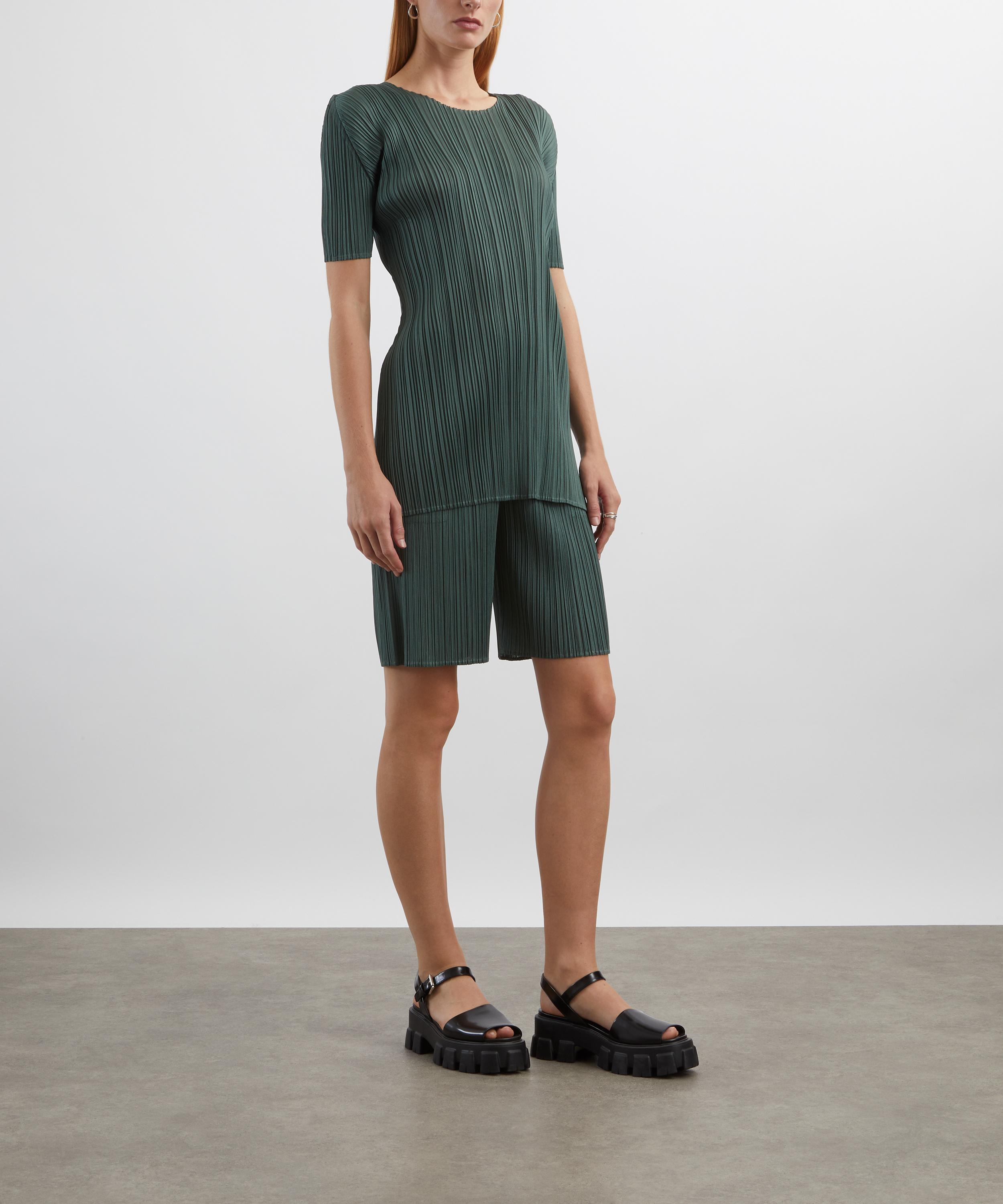 Pleats Please Issey Miyake - MONTHLY COLOURS: JUNE Pleated Shorts  image number 1