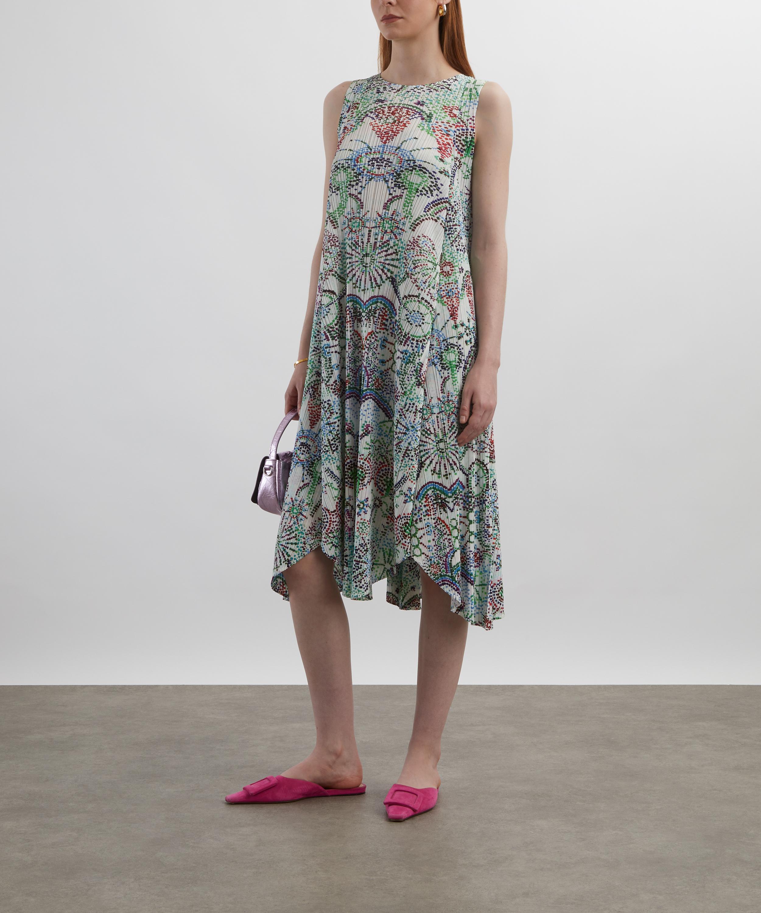 Pleats Please Issey Miyake - LIGHT FESTIVAL Pleated Midi Dress image number 1