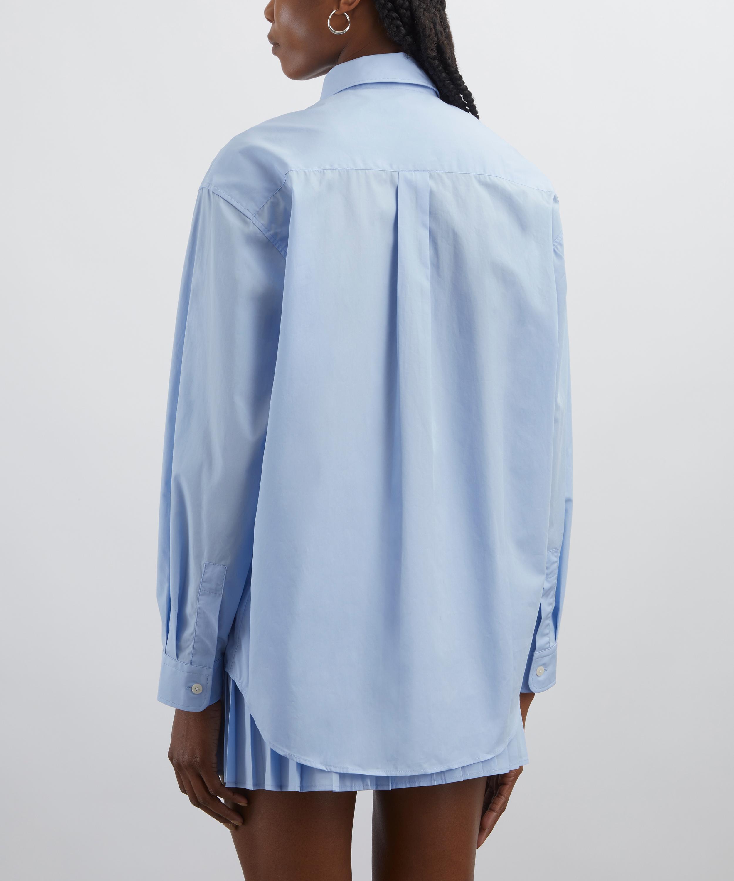 Sporty & Rich - H&W Crest Oversized Shirt  image number 3