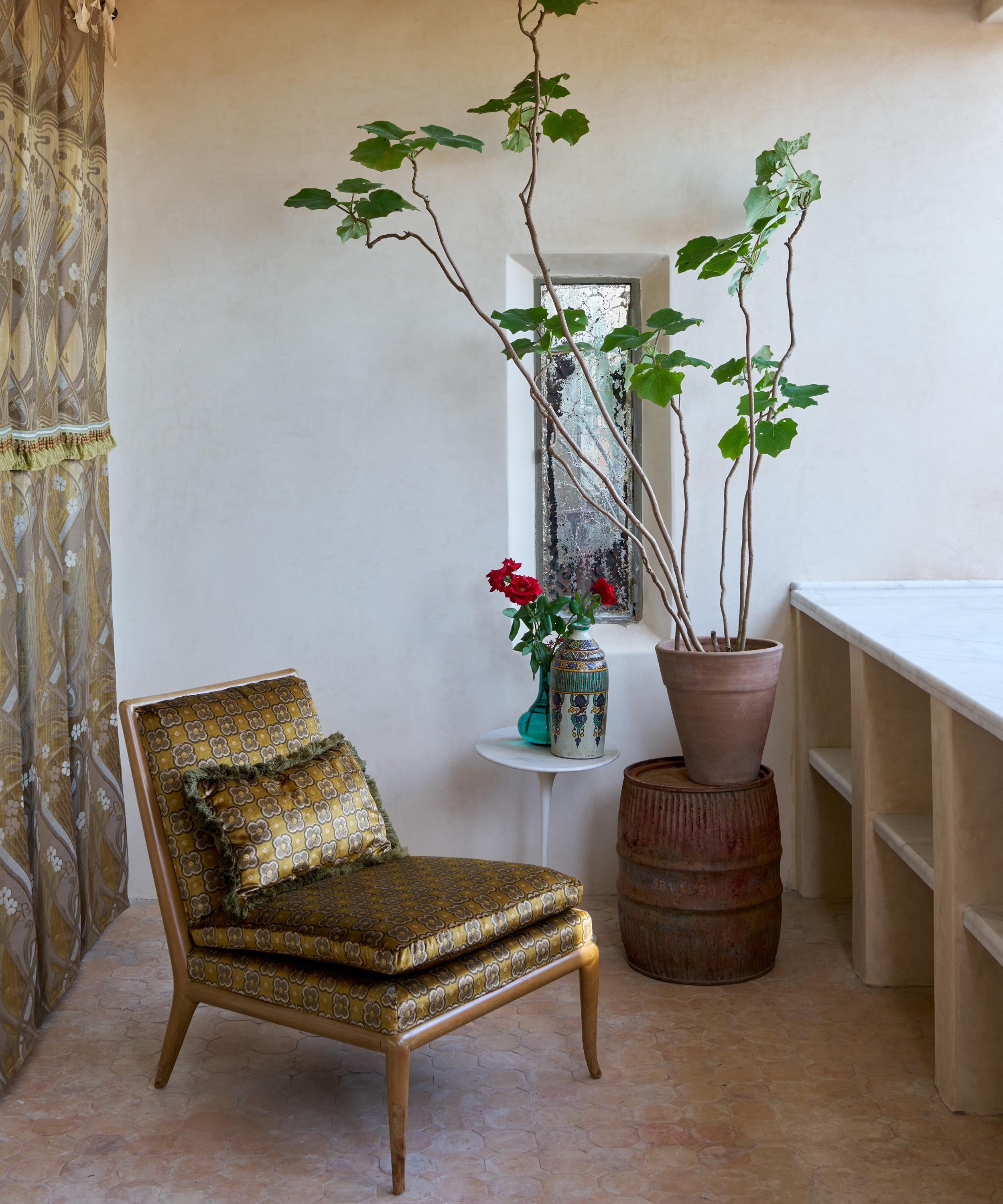 Liberty Interiors - Clover Club Vintage Velvet in Fennel image number 1