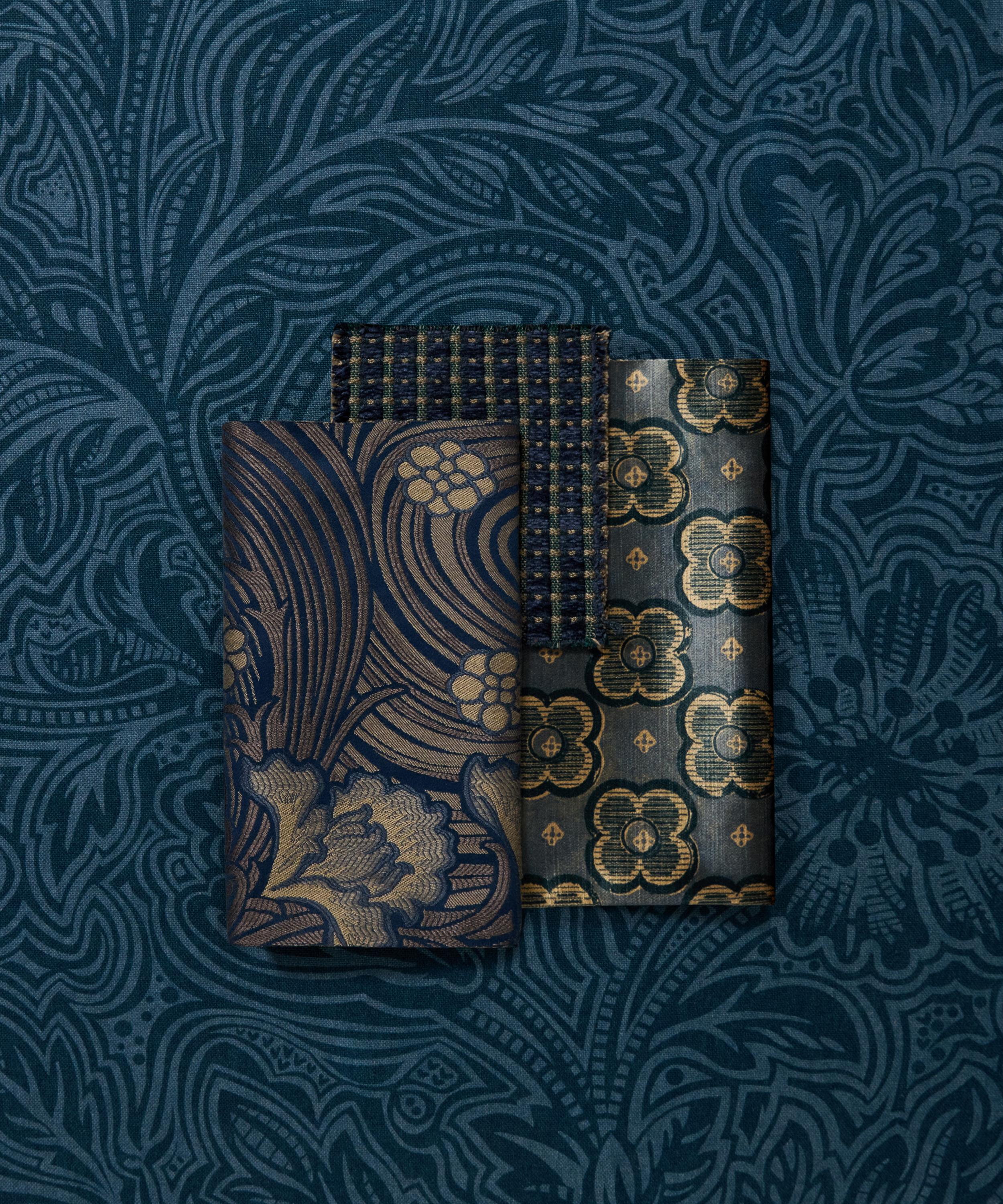 Liberty Interiors - Clover Club Velvet in Flax Flower image number 1